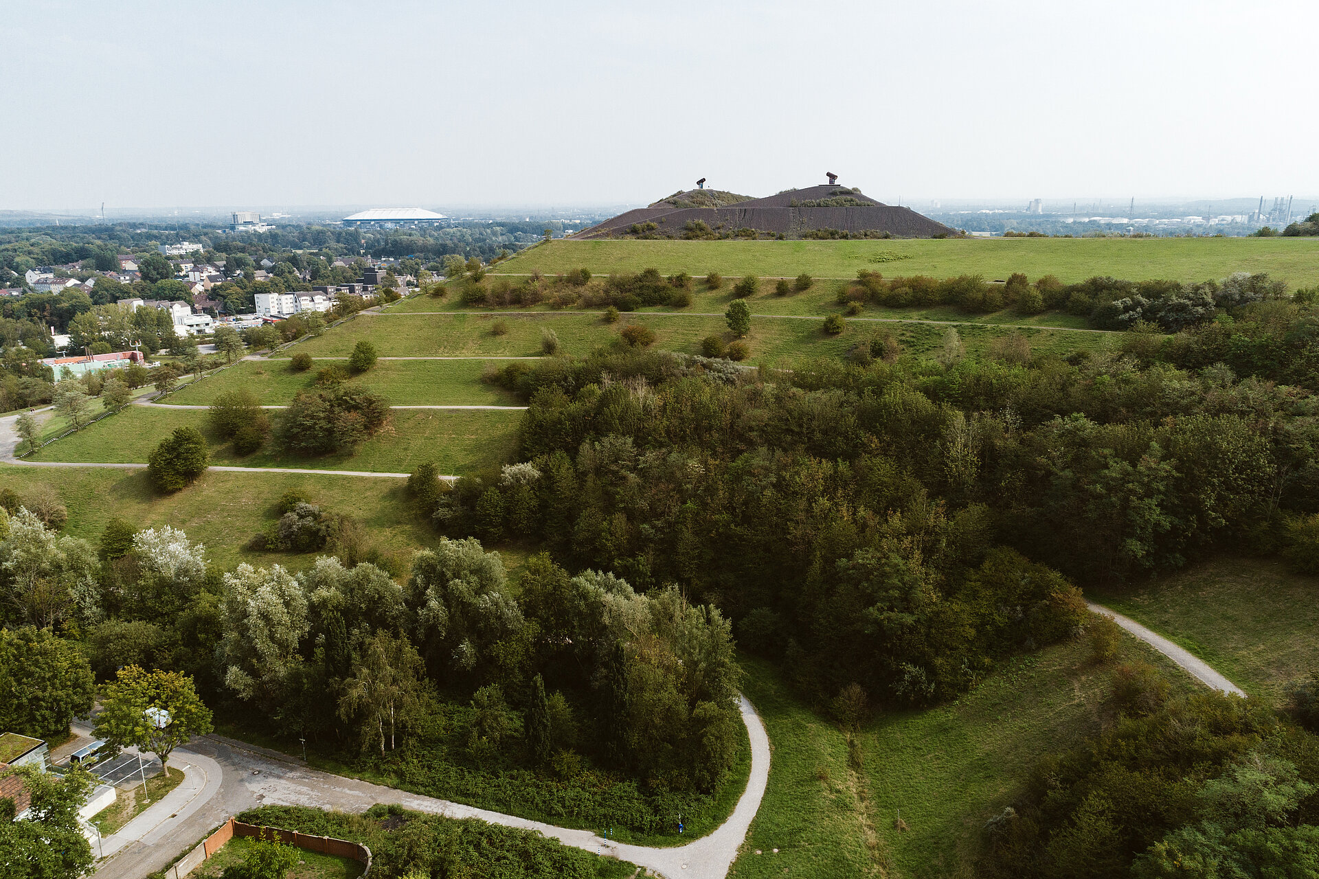 Die Halde Rungenberg in Gelsenkirchen.