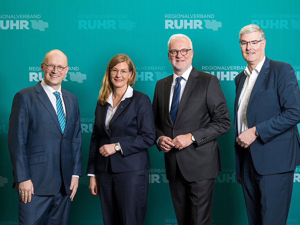 Gruppenfoto mit der RVR-Verbandsspitze