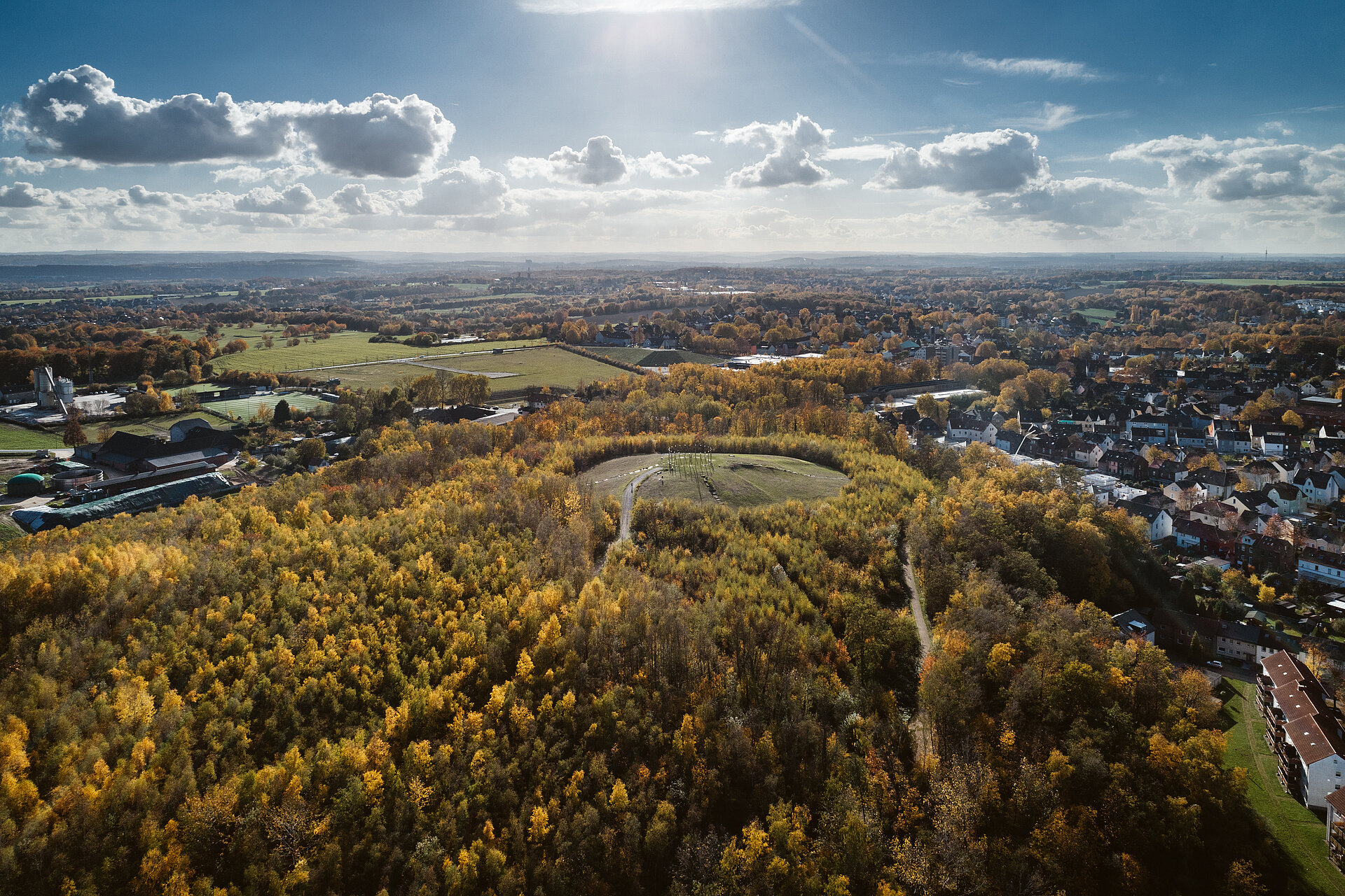 Sonnenuhr auf der Halde Schwerin.