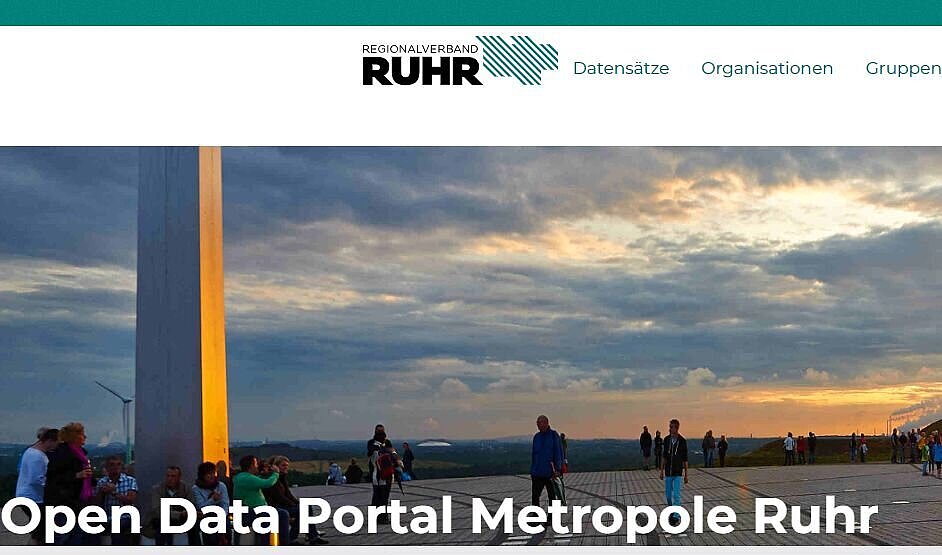 Screenshot Open Data Portal.