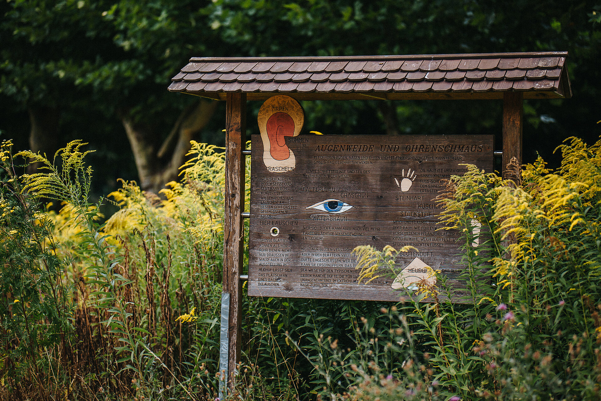 Schautafel am Heidhof