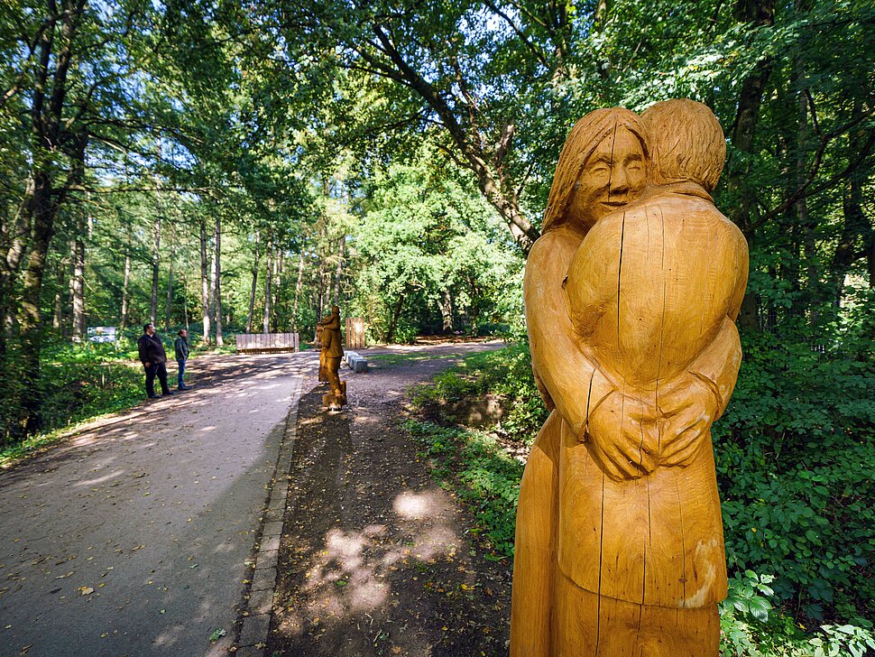 Die neue Waldpromenade zwischen Marl und Oer-Erkenschwick.