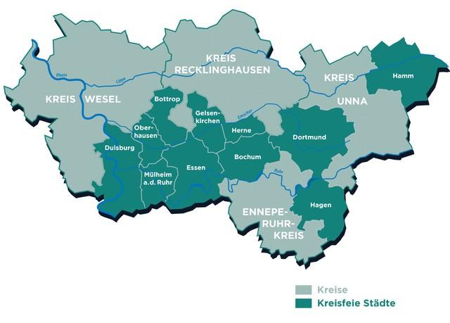 Regionalverband Ruhr - Städte und Kreise der Metropole Ruhr