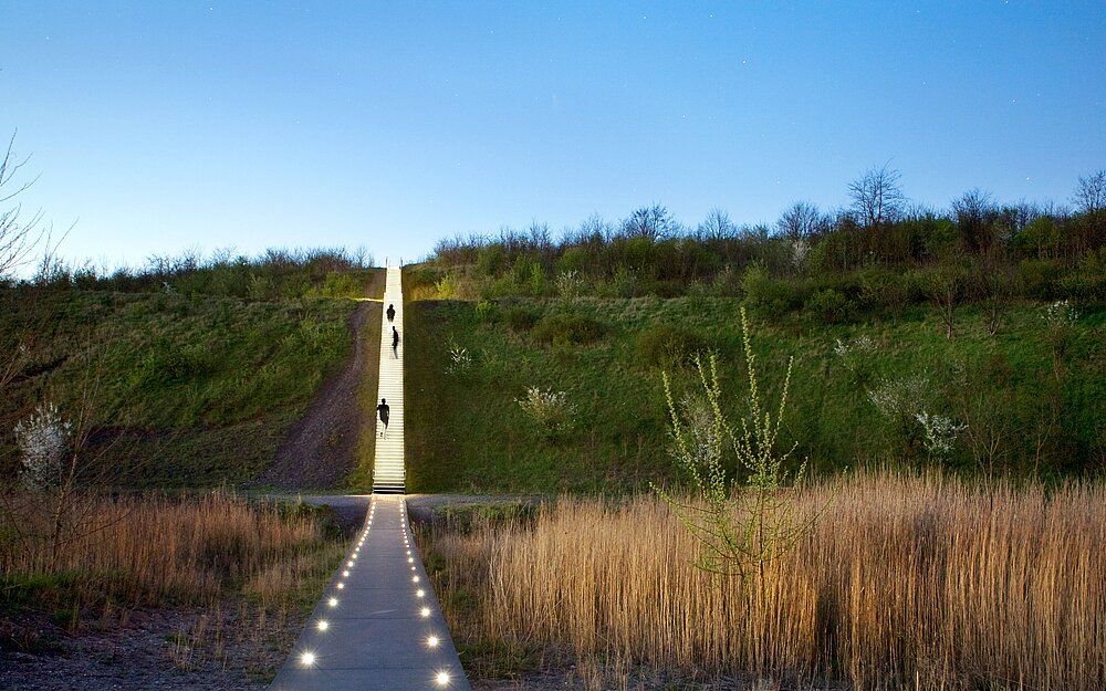 Halde Norddeutschland. Die Himmelstreppe auf der Halde Norddeutschland in Neukirchen-Vluyn.