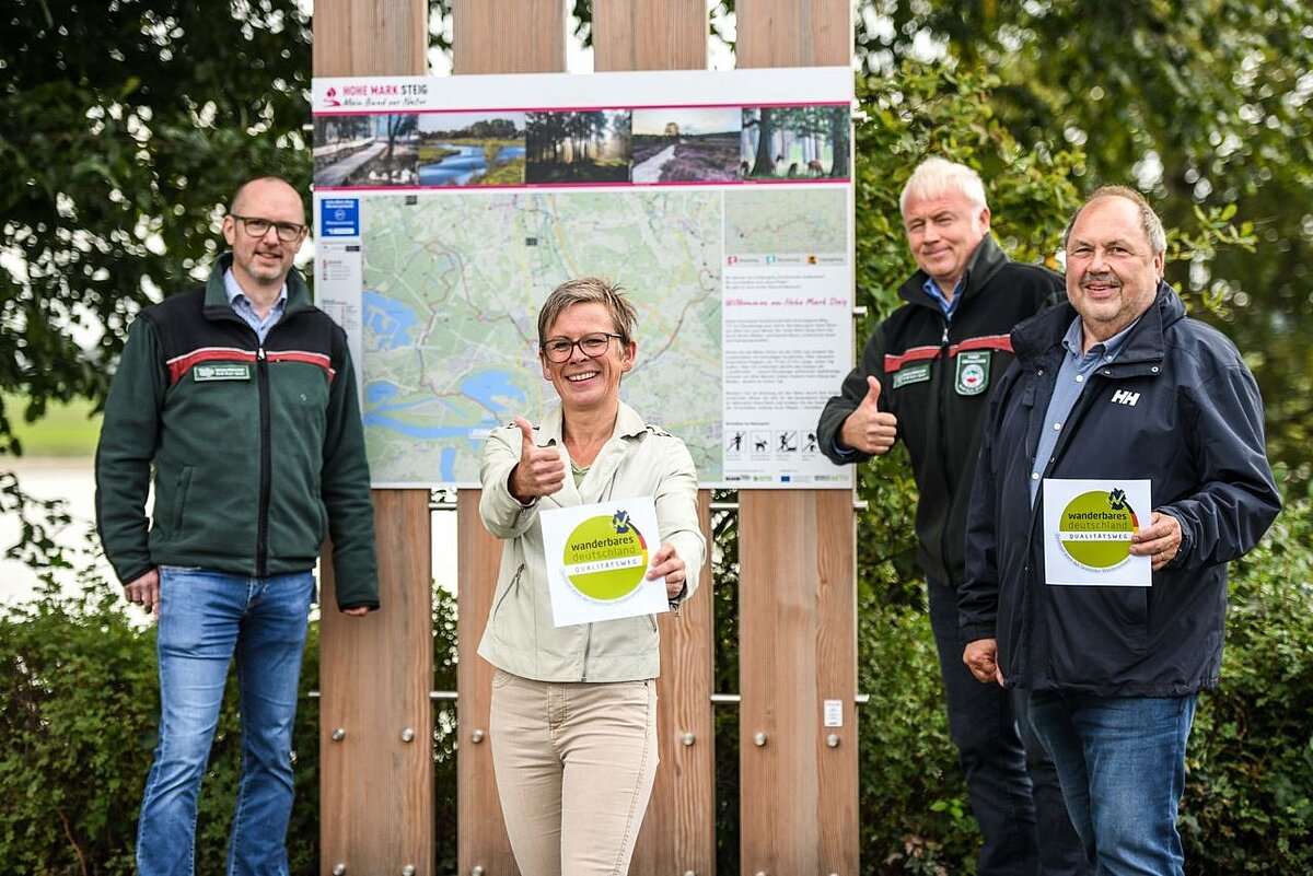 Hohe Mark Steig ist jetzt ein zertifizierter Qualitätsfernwanderweg