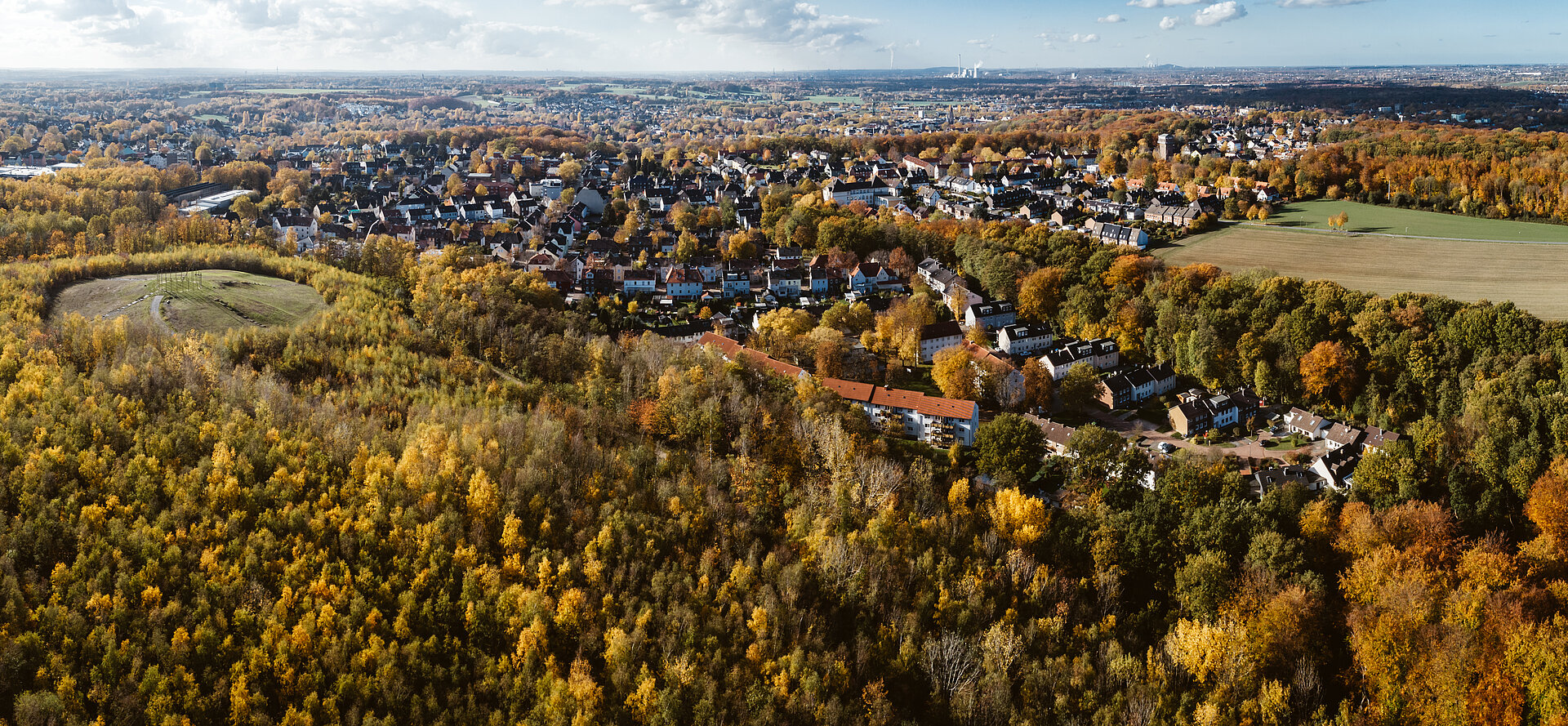 Die Halde Schwerin in Castrop-Rauxel.