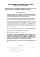 Förderrichtlinien