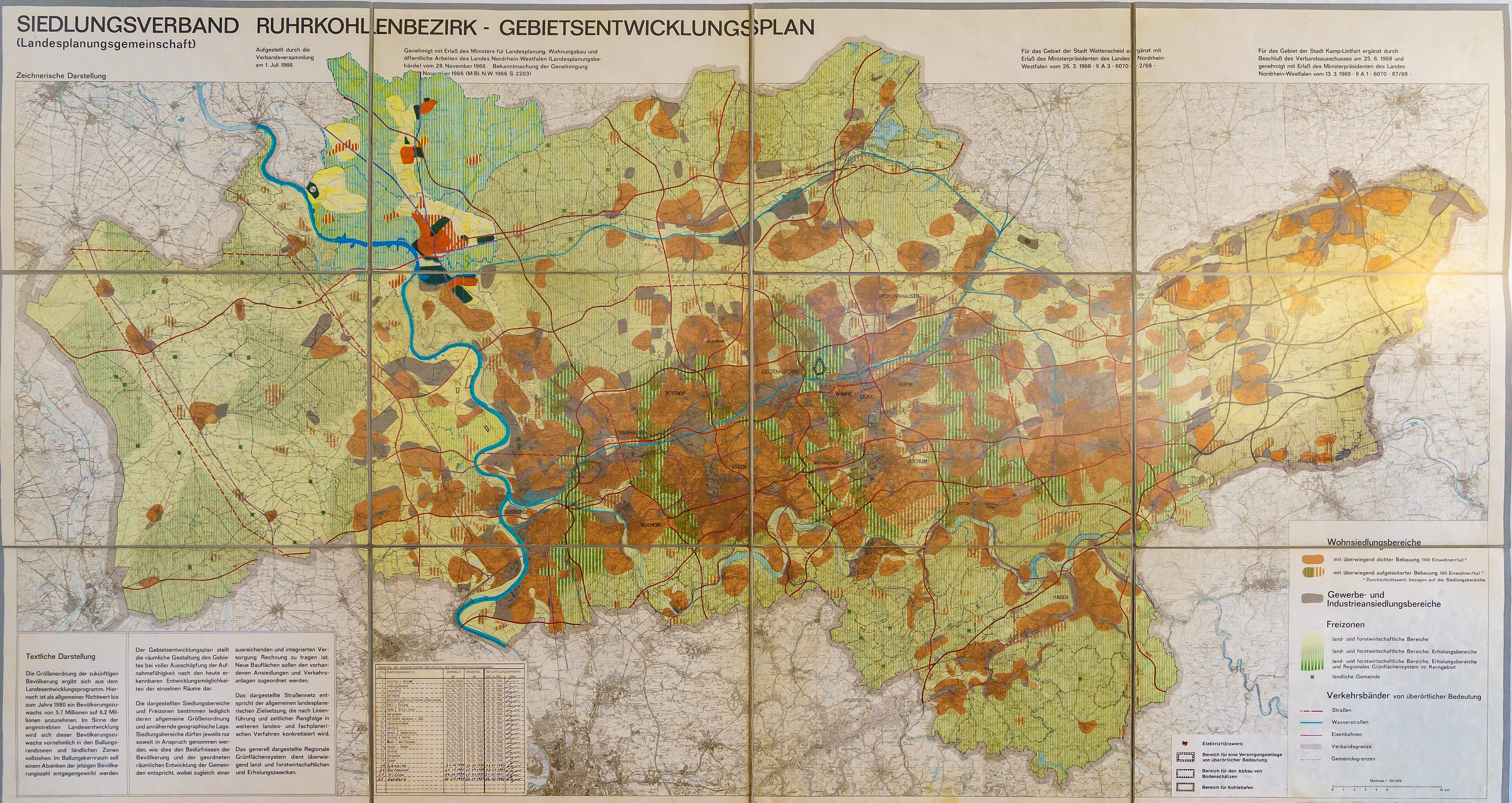 Plan haben Kommunikation und Planung im Ruhrgebiet