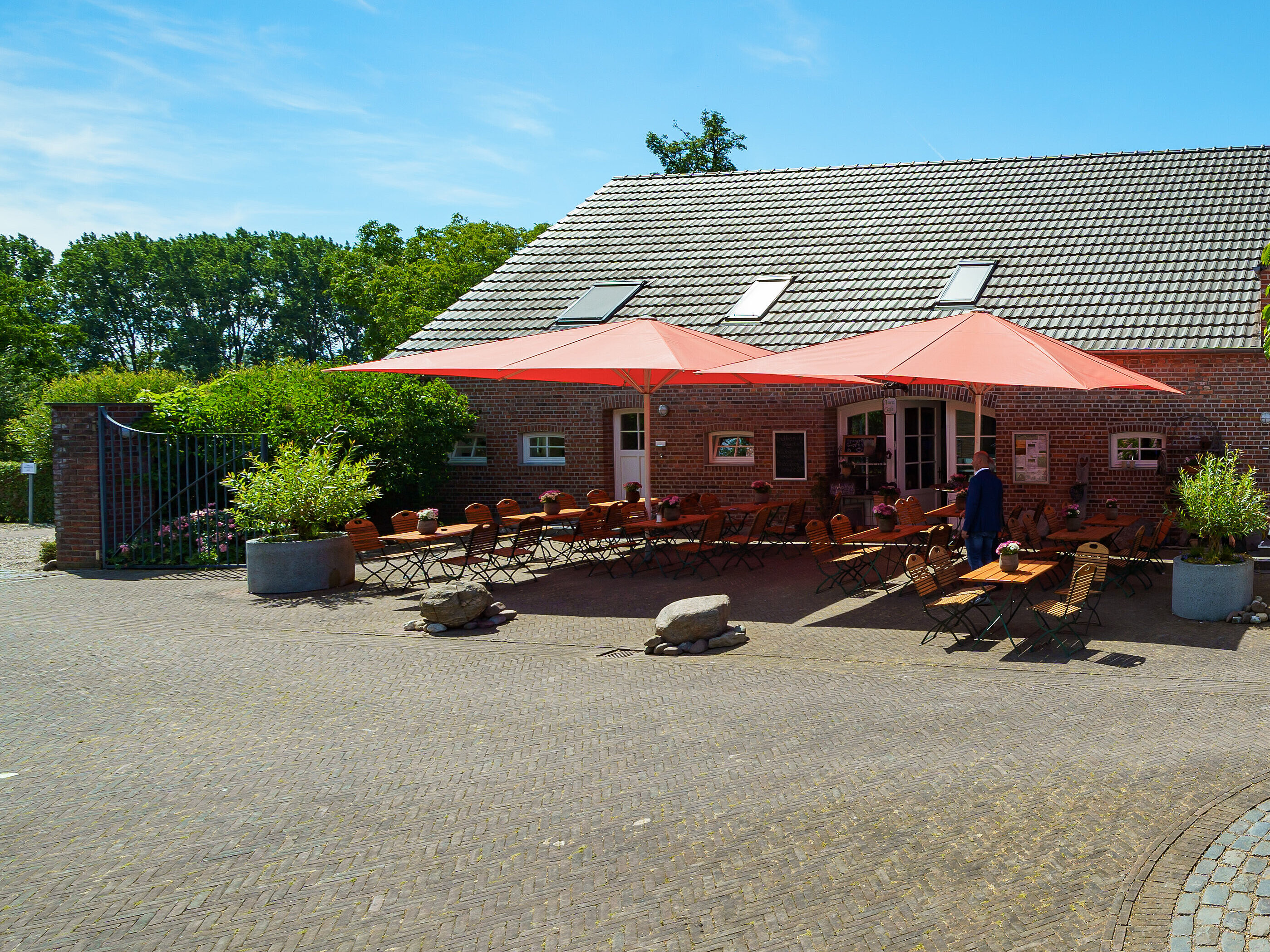 Das Auencafé am RVR-Naturforum Bislicher Insel in Xanten.