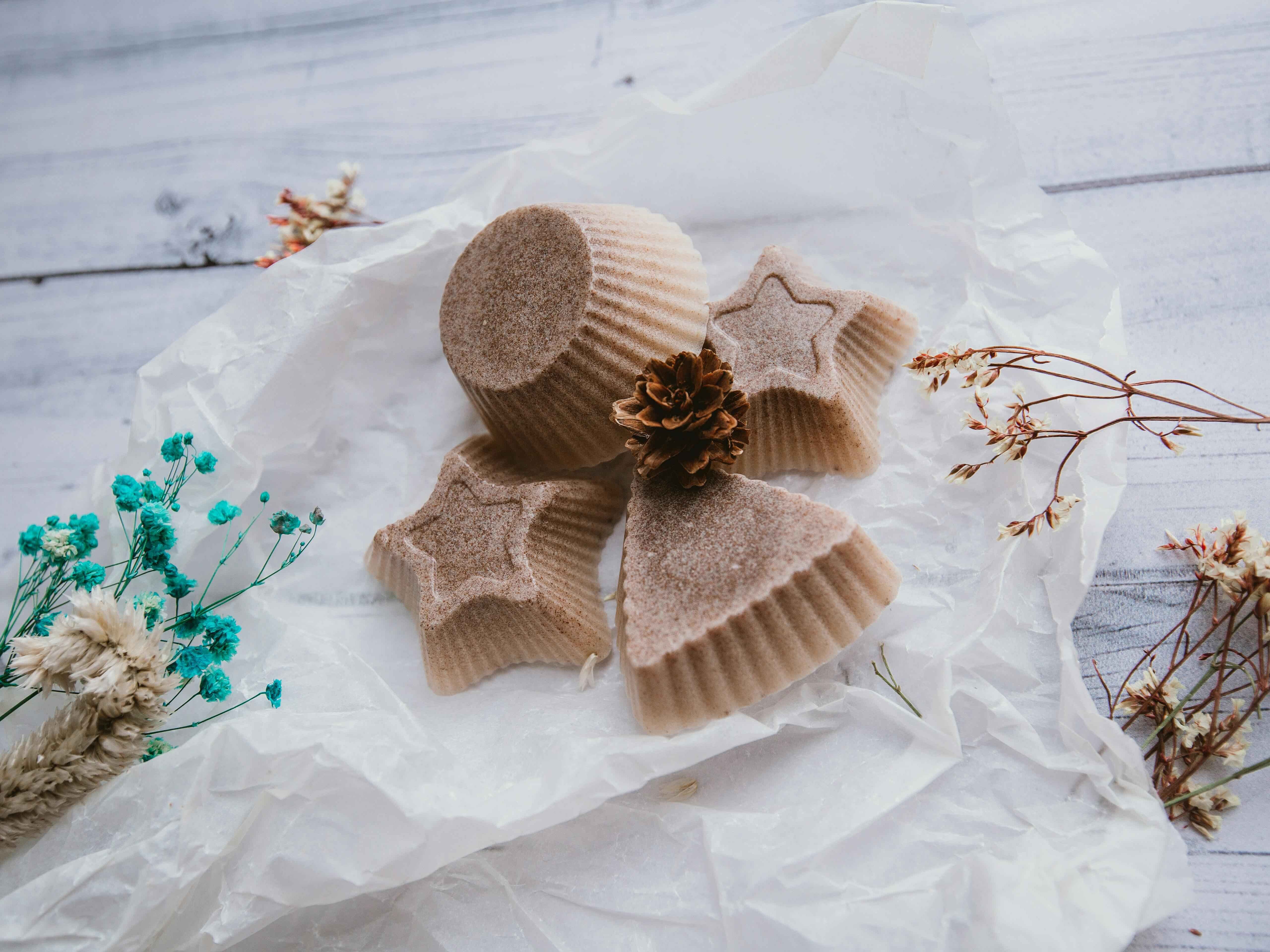 Selbstgemachte Weihnachtsseife