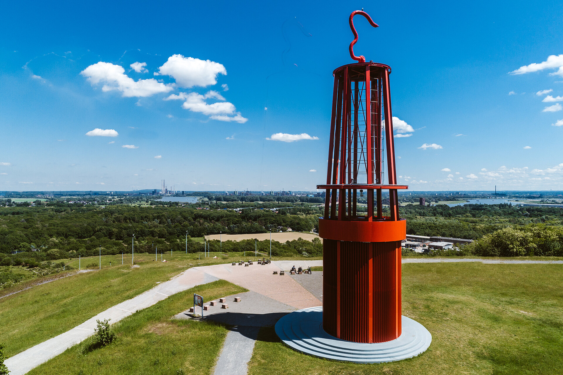 Das "Geleucht" auf der Halde Rheinpreußen.