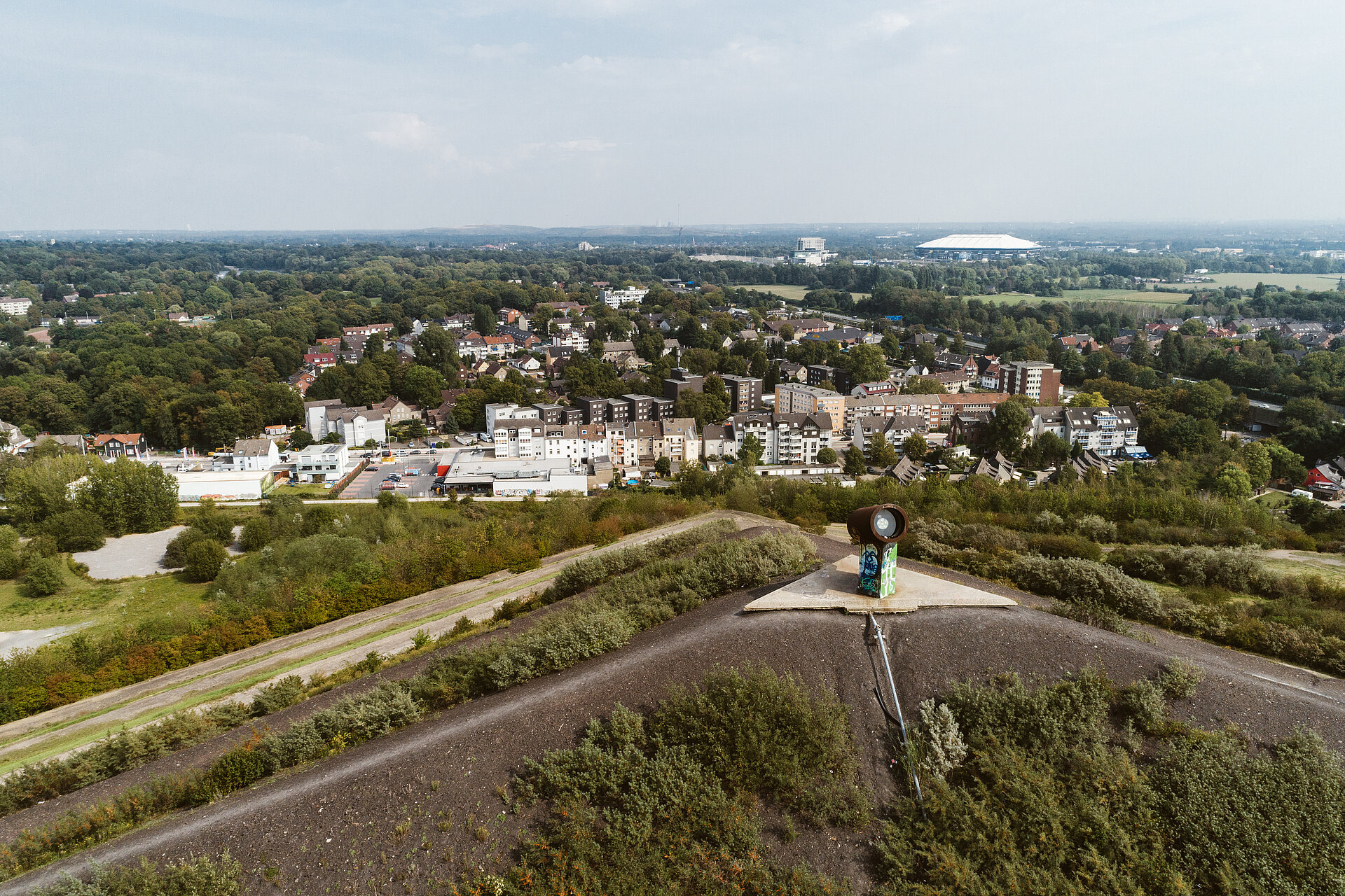 "Nachtzeichen" auf der Halde Rungenberg.