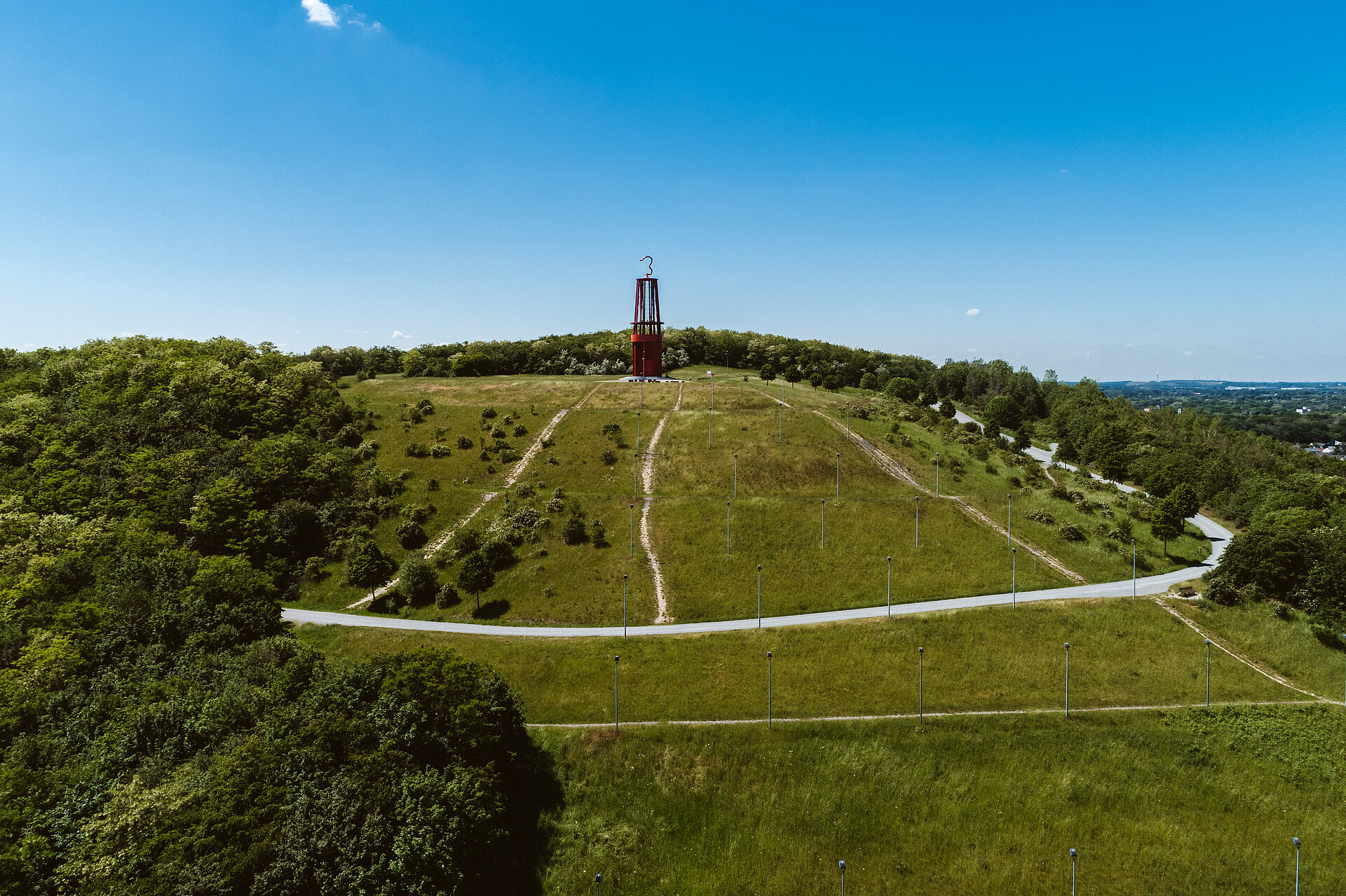 Das "Geleucht" auf der Halde Rheinpreußen.