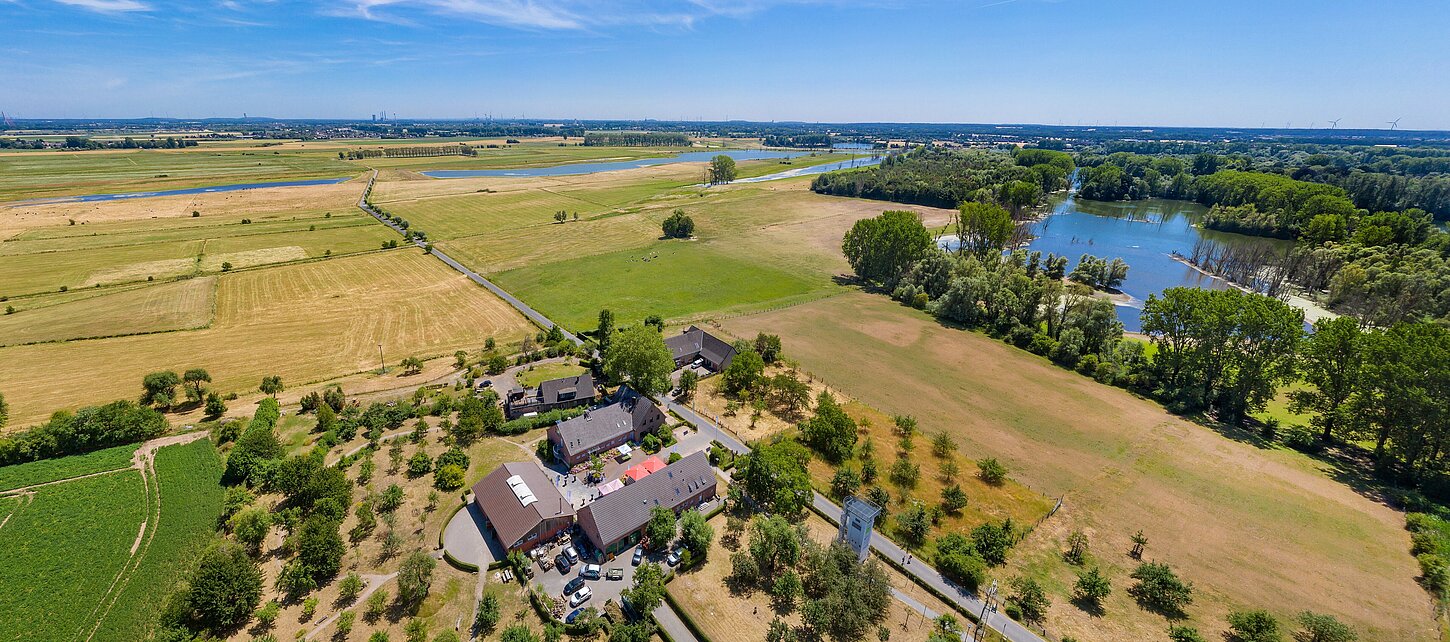 Blick aus der Vogelperspektive auf das NaturForum