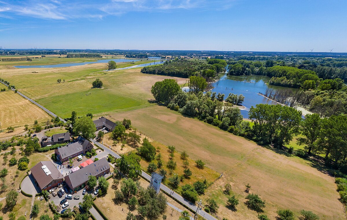 Blick aus der Vogelperspektive auf das NaturForum