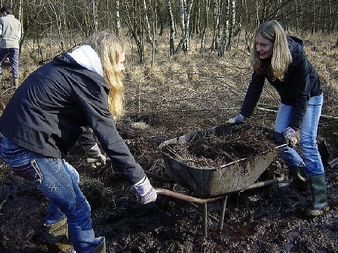 Nachhaltige Umweltbildung durch praktischen Naturschutz. Foto: RVR/Archiv