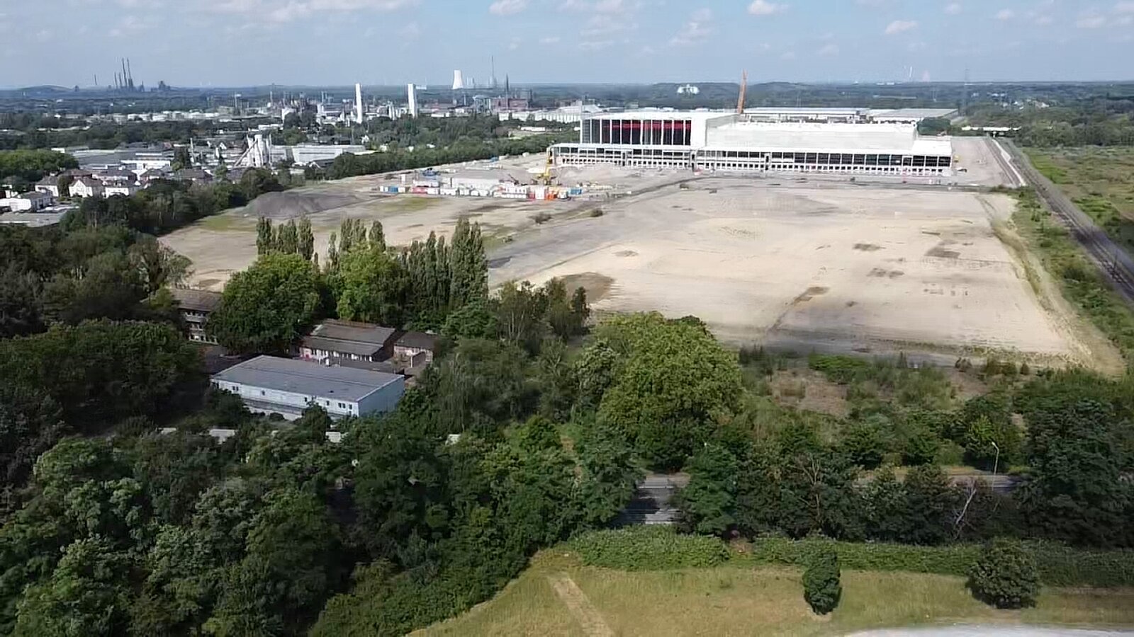 EDEKA-Zentrallager Logistikpark Waldteich Oberhausen Foto: Uwe Kraus