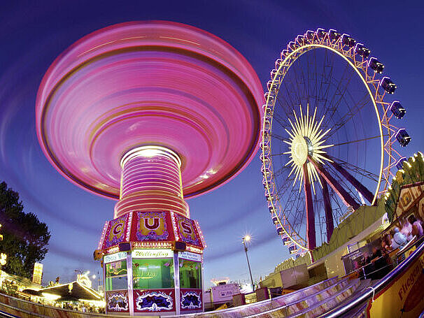 Cranger Kirmes am Abend. Foto: Stadtmarketing Herne