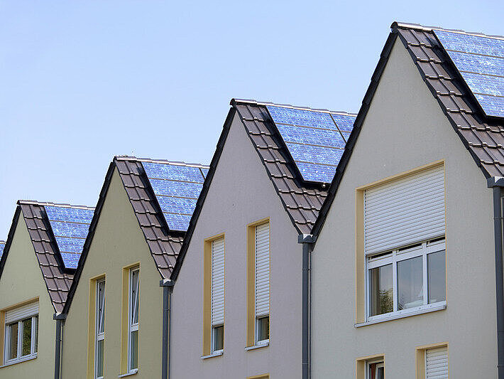 Gelsenkirchen, Deutschland, Solarsiedlung