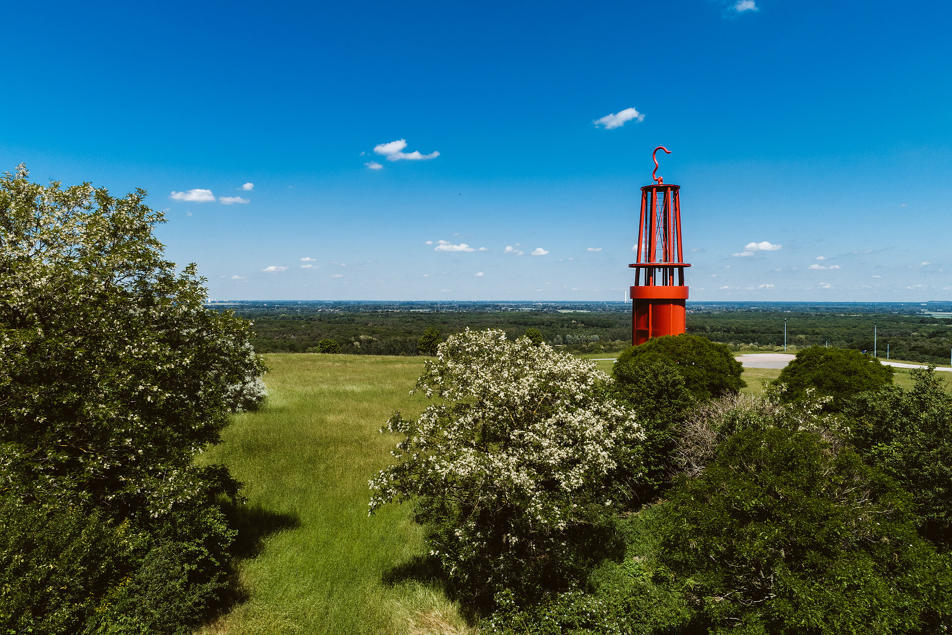 Das "Geleucht" auf der Halde Rheinpreußen.