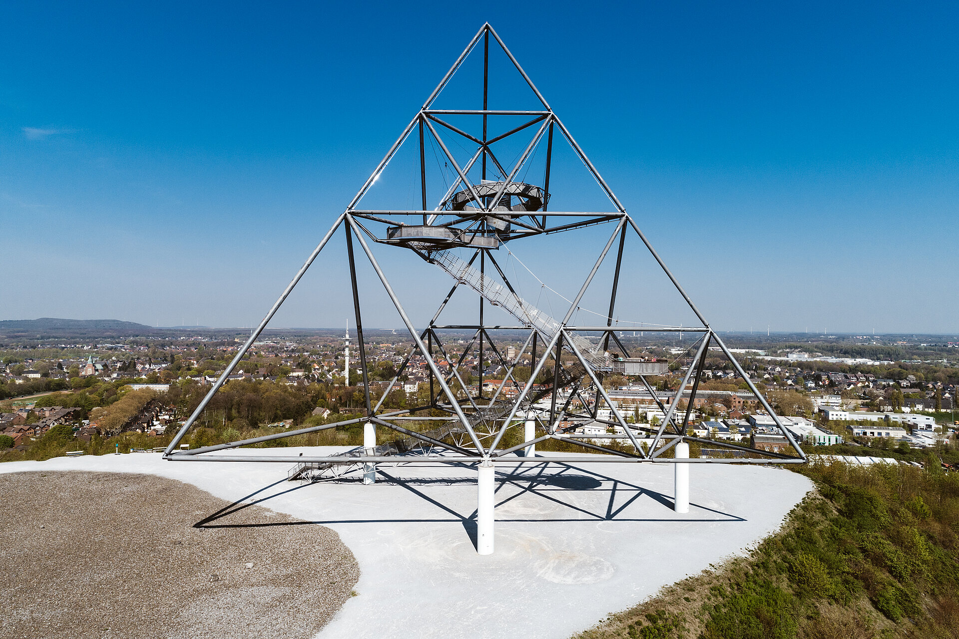 Der Tetraeder in Bottrop. 