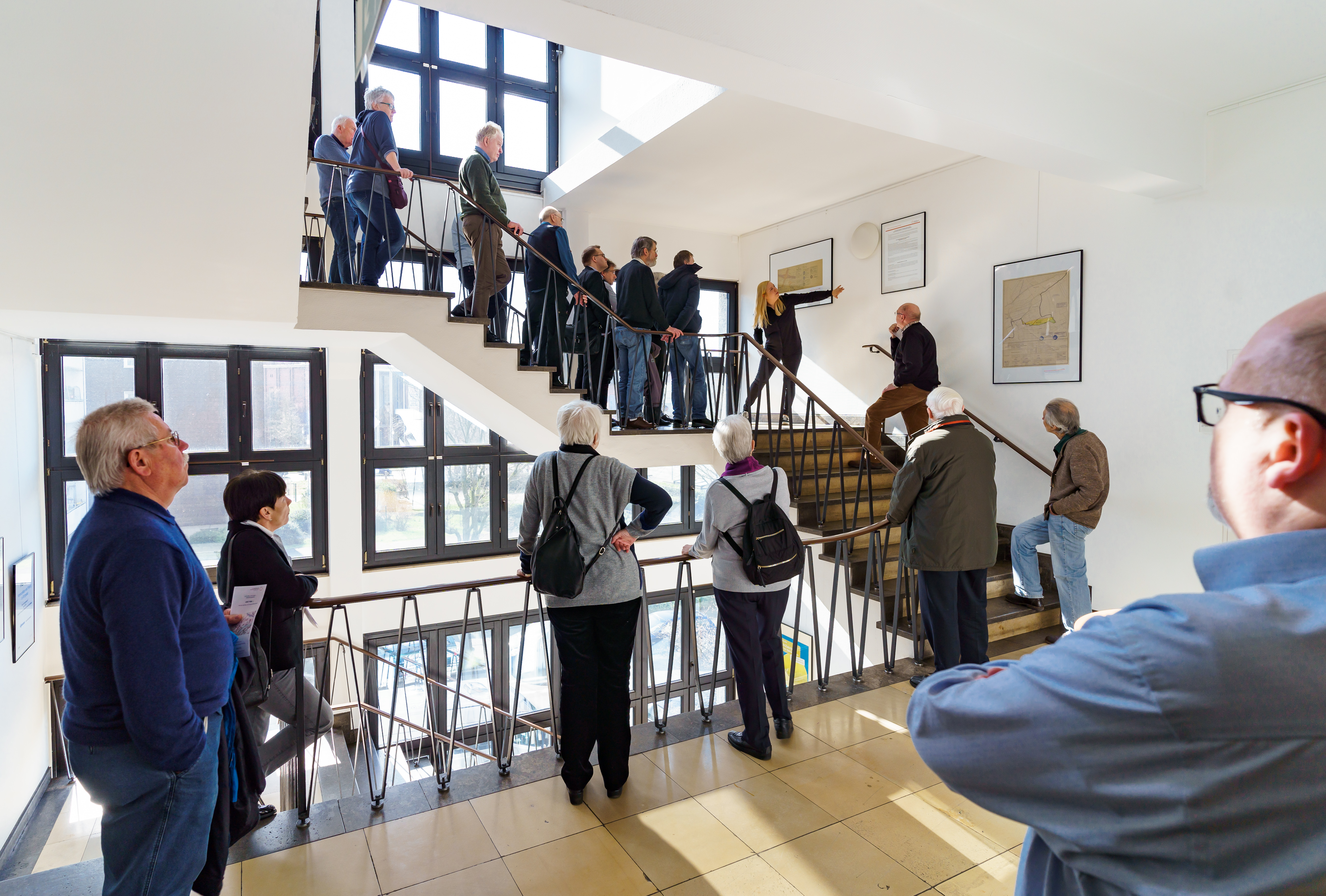 Ausstellungseröffnung "Plan haben - Kommunikation und Planung im Ruhrgebiet" am 7. März 2020 im Archiv im Haus der Geschichte des Ruhrgebiets in Bochum.