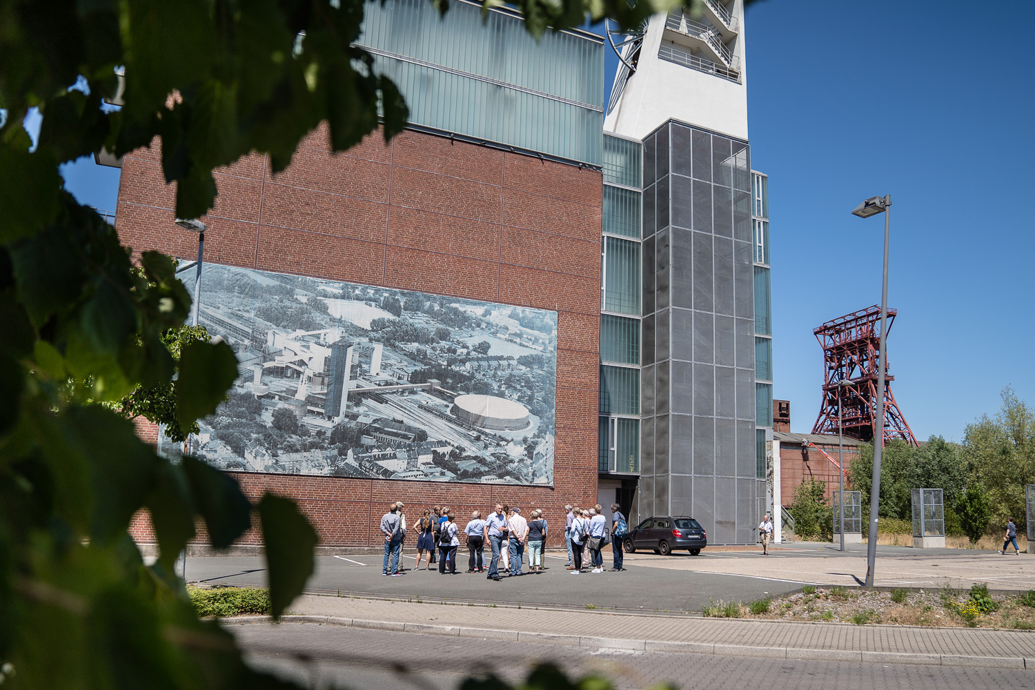 Gruppenreise der Ruhr-Tour unterwegs auf der Zeche Consol in Gelsenkirchen.