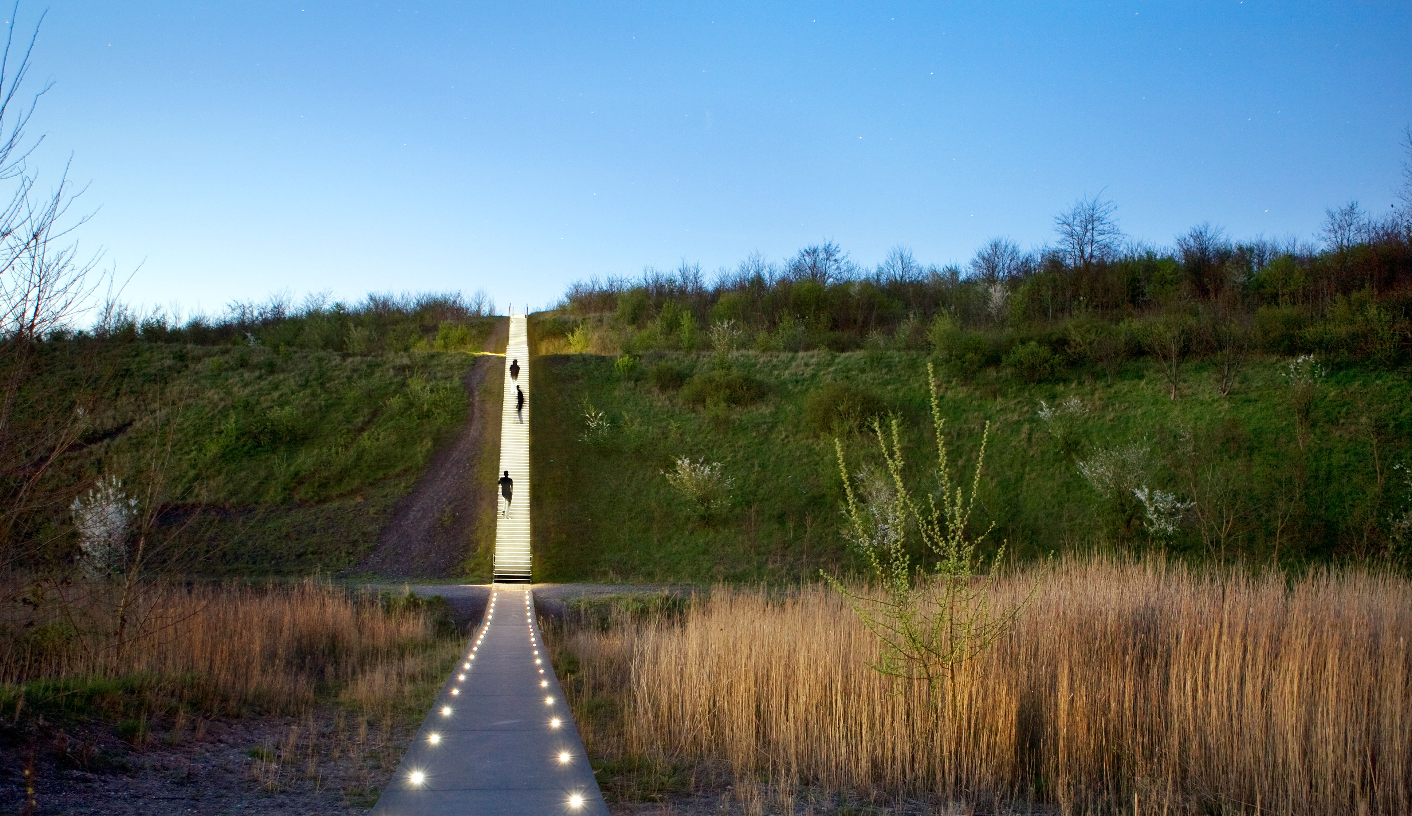 Die Himmelstreppe auf der Halde Norddeutschland in Neukirchen-Vluyn.