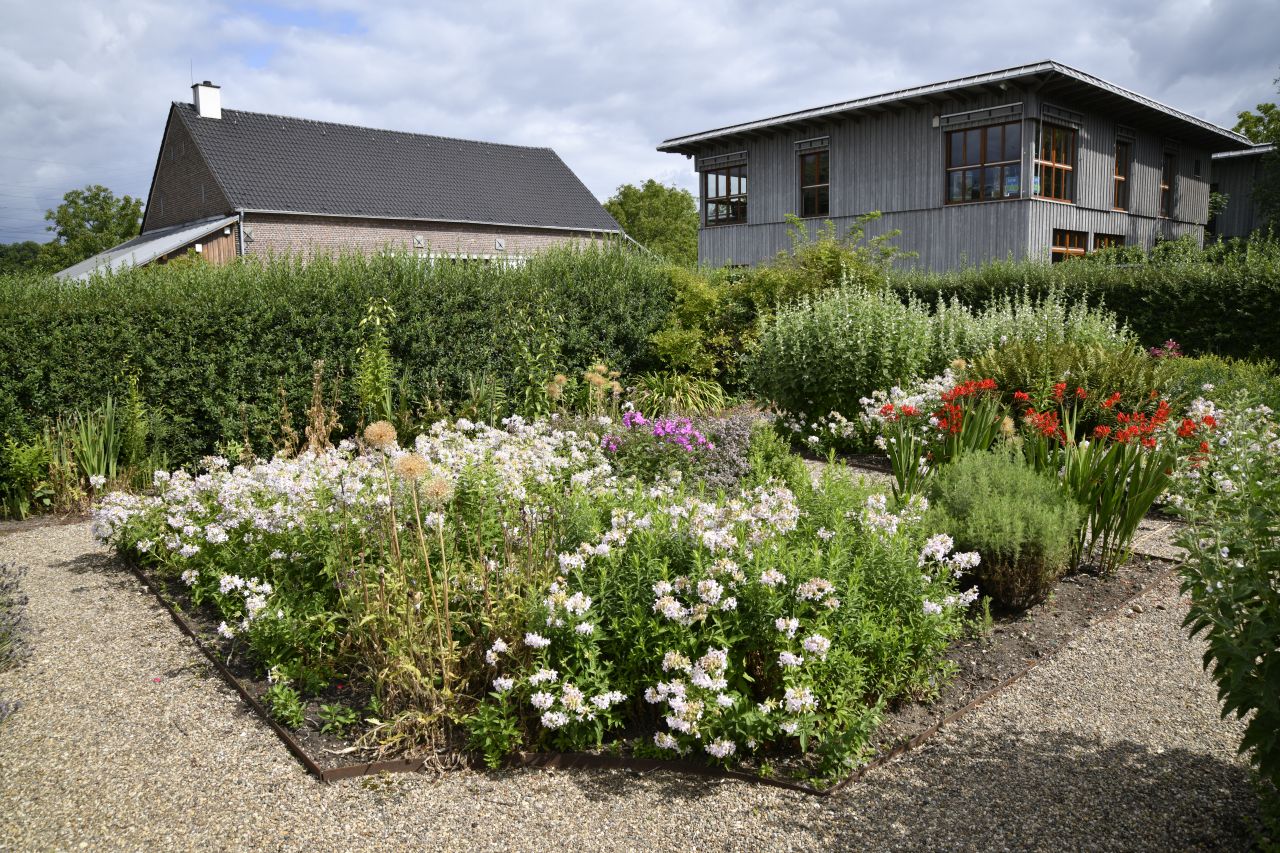 Der Bauerngarten am RVR-Besucherzentrum Haus Ripshorst in Oberhausen.