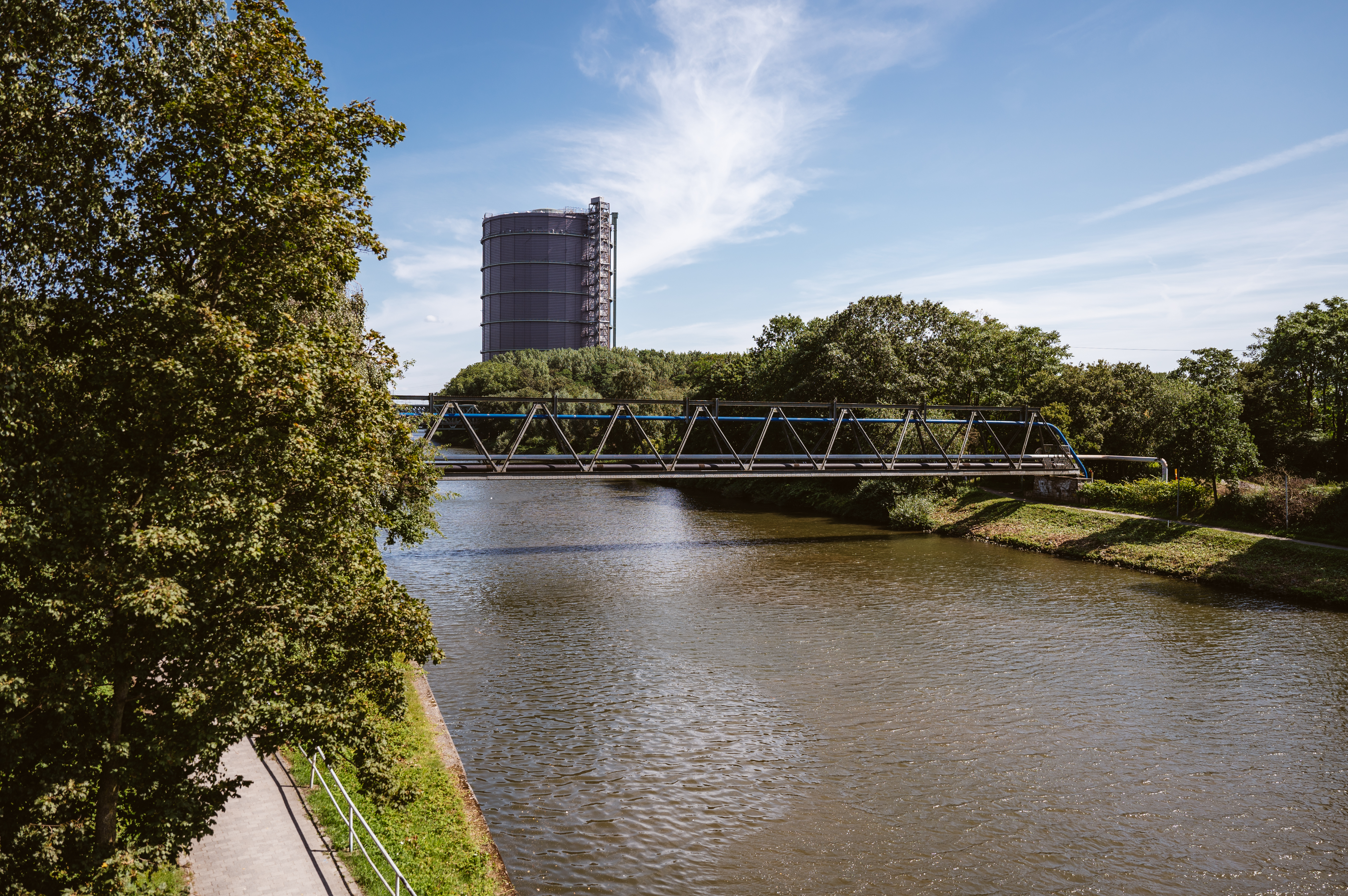 Der Gasometer in Oberhausen.