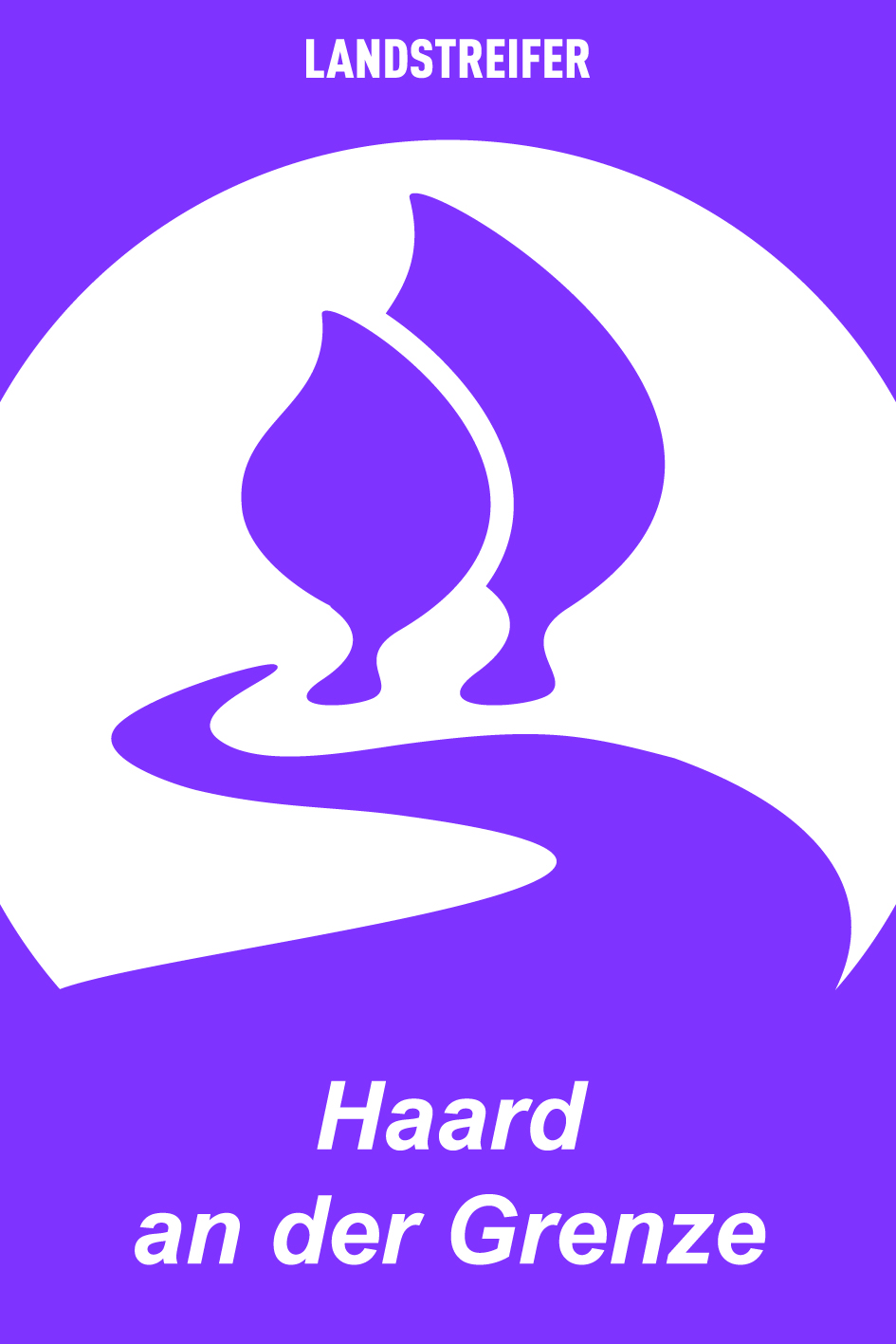 Wegweiser (Zugangsweg) für die Landstreifer Hohe Mark Steig.