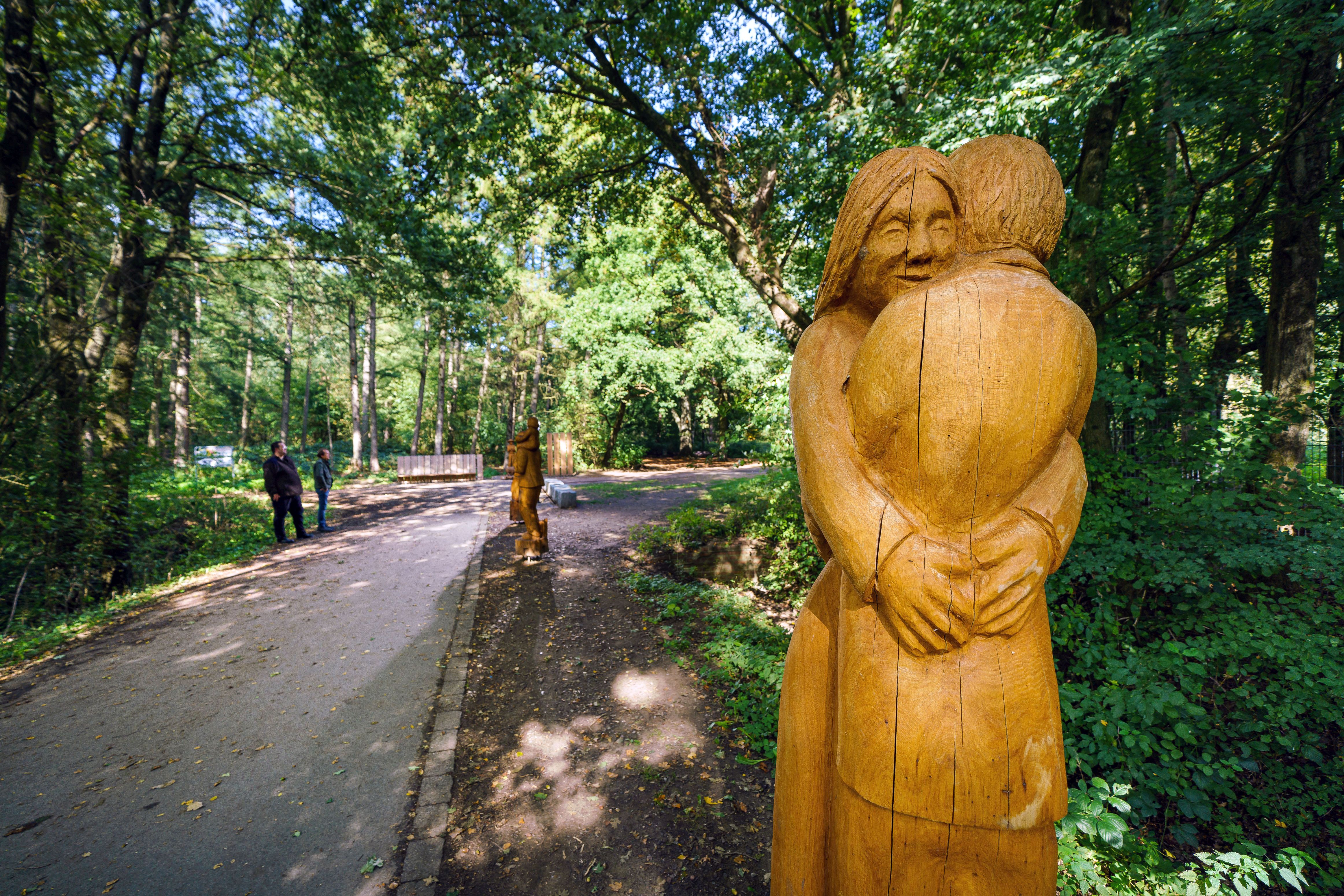Die neue Waldpromenade zwischen Marl und Oer-Erkenschwick.