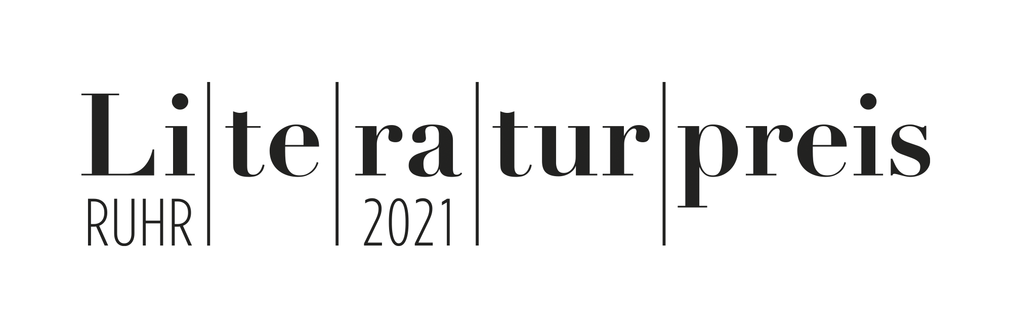Wortmarke Literaturpreis Ruhr, 2021.