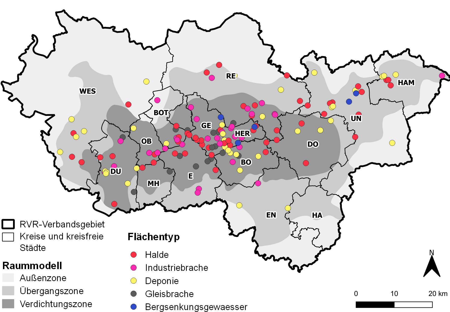 Raumanalyse: Potential und Verbundflächen, Abschlussbericht 2022