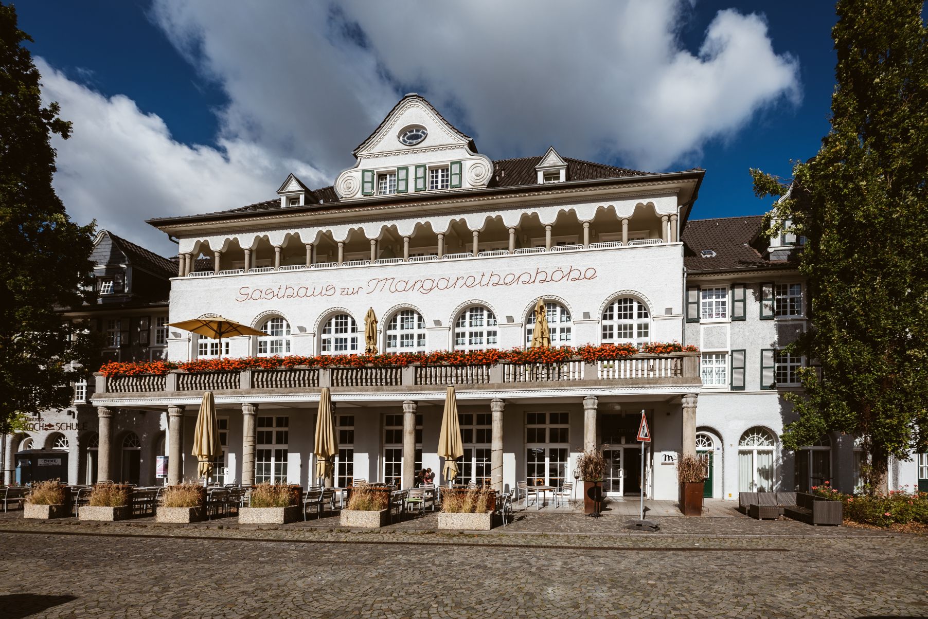 Die Siedlung Margarethenhöhe in Essen ist Standort der Route Industriekultur.