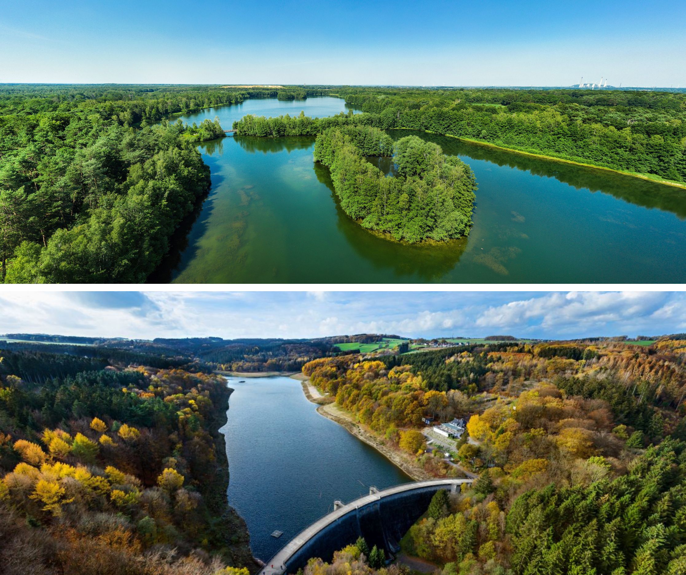 Heidesee und Glörtalsperre