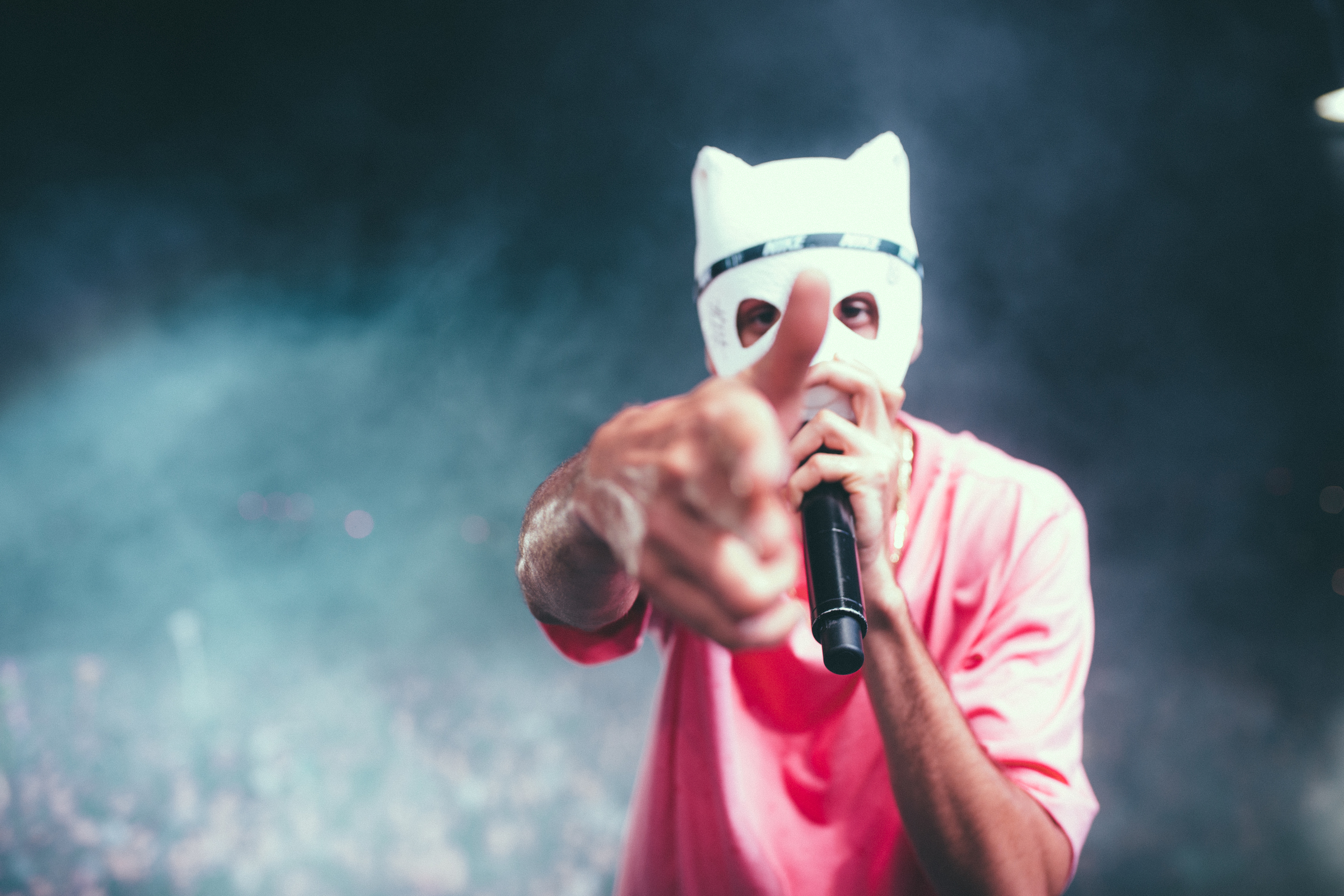 Rapper Cro posiert für die Ruhr Games 2019.