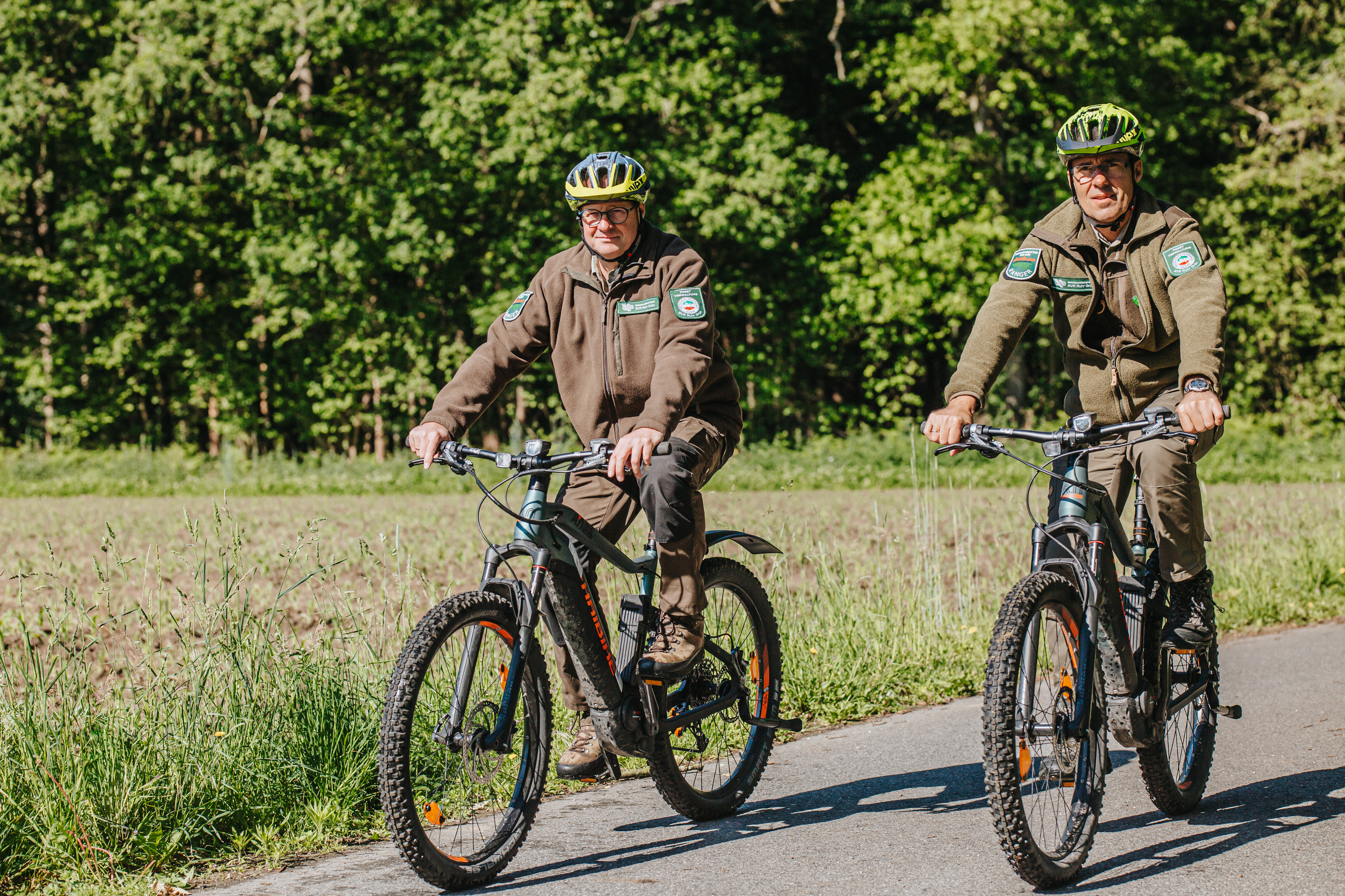 Ranger auf E-Bikes