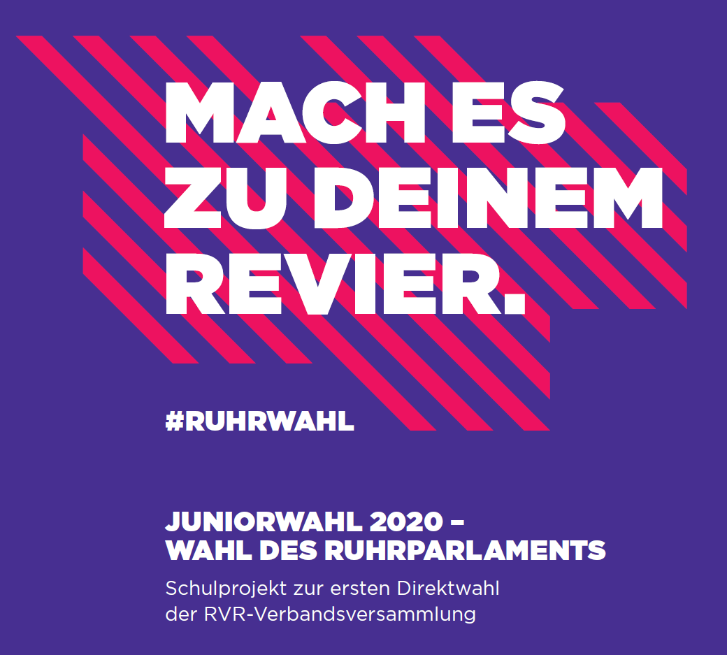 Label "Mach es zu Deinem Revier" zur Aktion Juniorwahl.