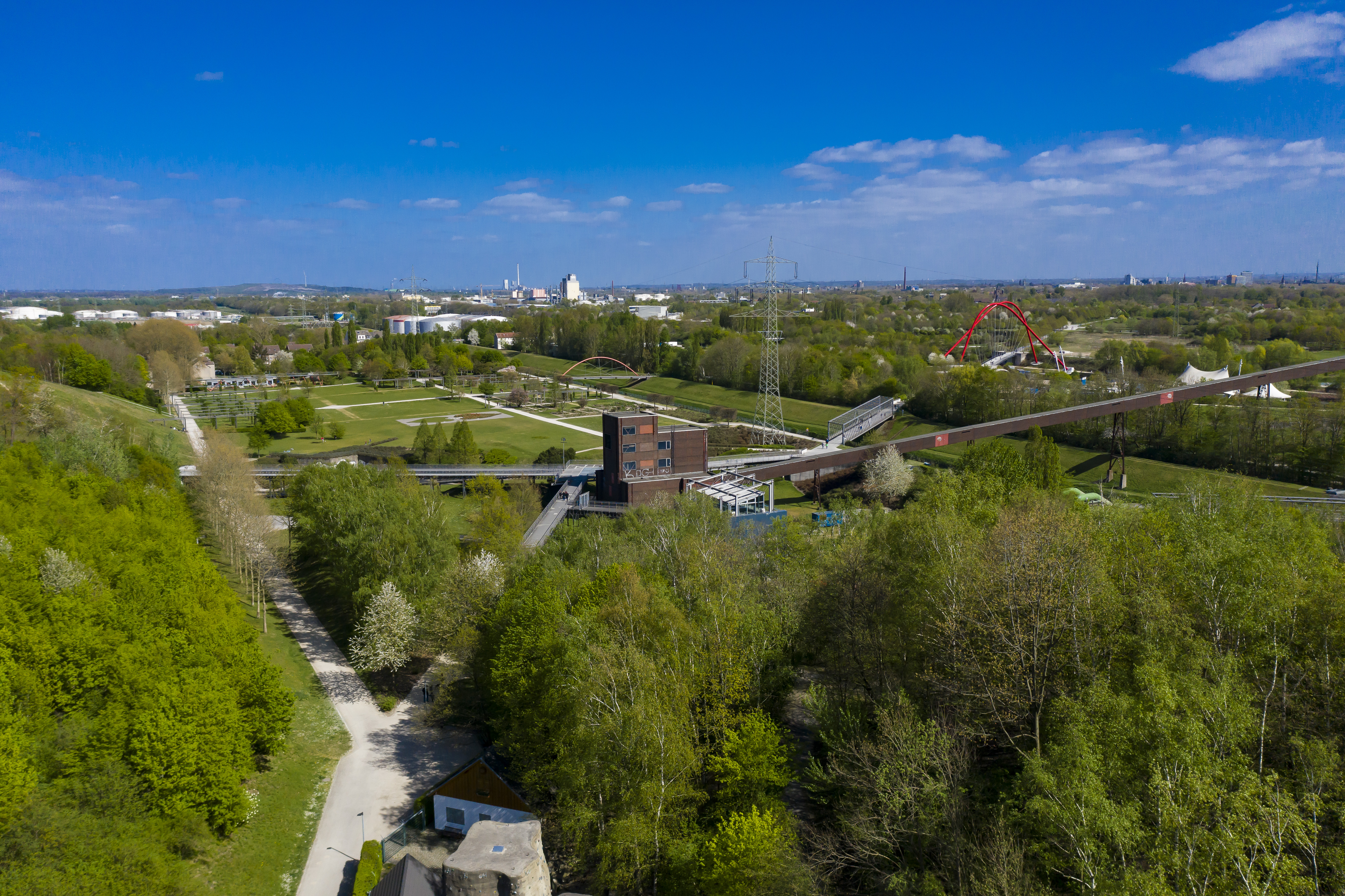 Der Gelsenkirchener Zukunftsgarten entsteht schwerpunktmäßig auf der Zukunftsinsel - im Bereich des Nordsternparks.