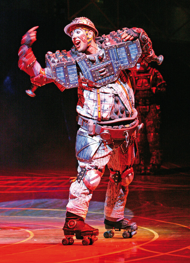 "Dustin der Eisenerztender" aus dem Musical Starlight Express.