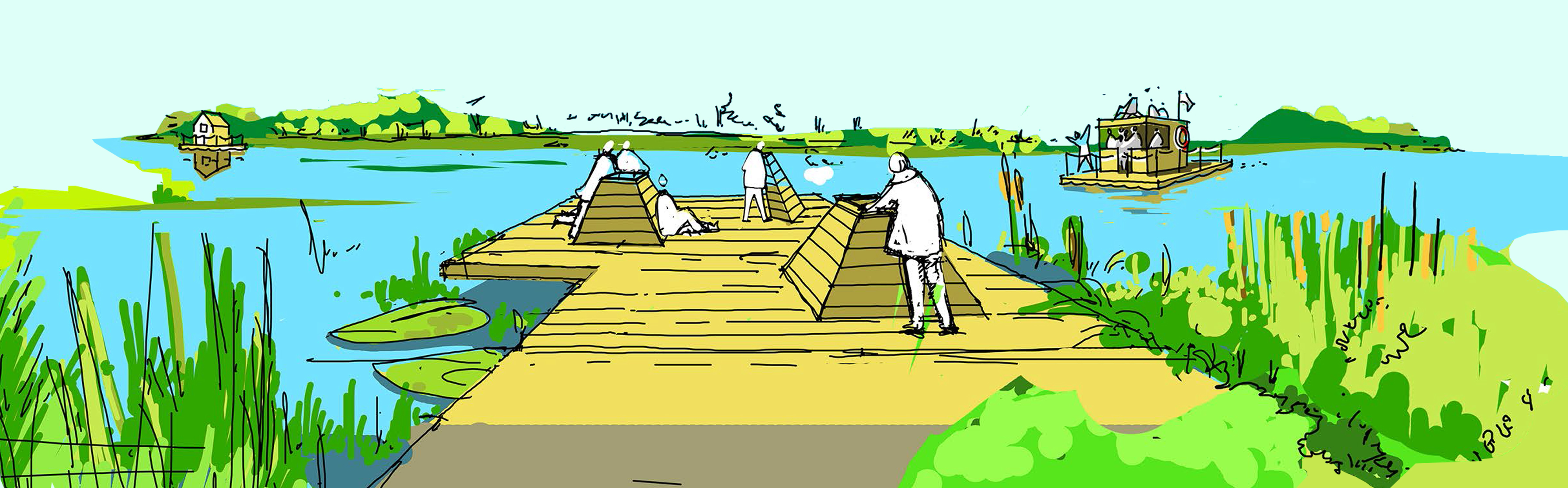 Wasserspielplatz im Revierpark Wischlingen - Entwurf.