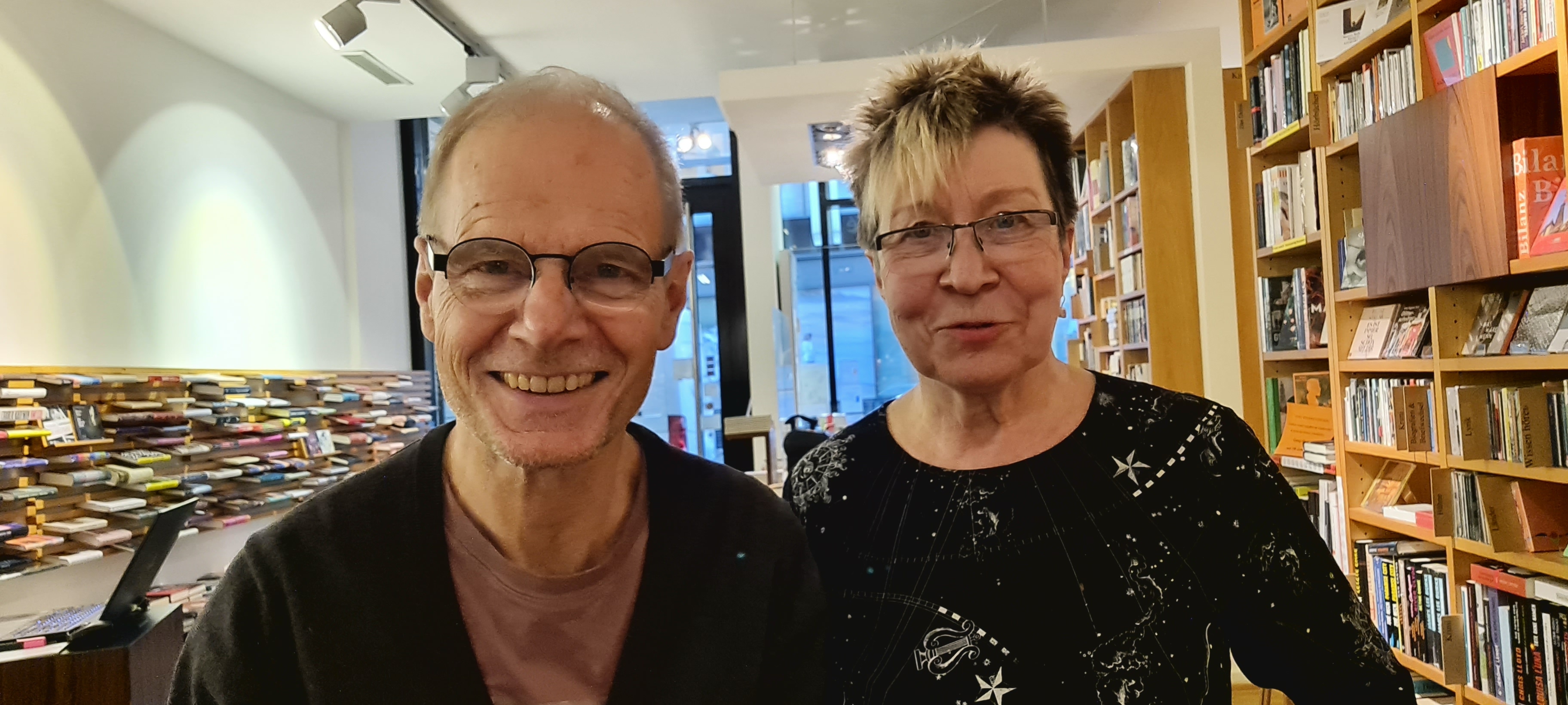 Peter Kolling und Beate Scherzer, ausgezeichnet mit dem Ehrenpreis des Literaturpreises Ruhr 2021.