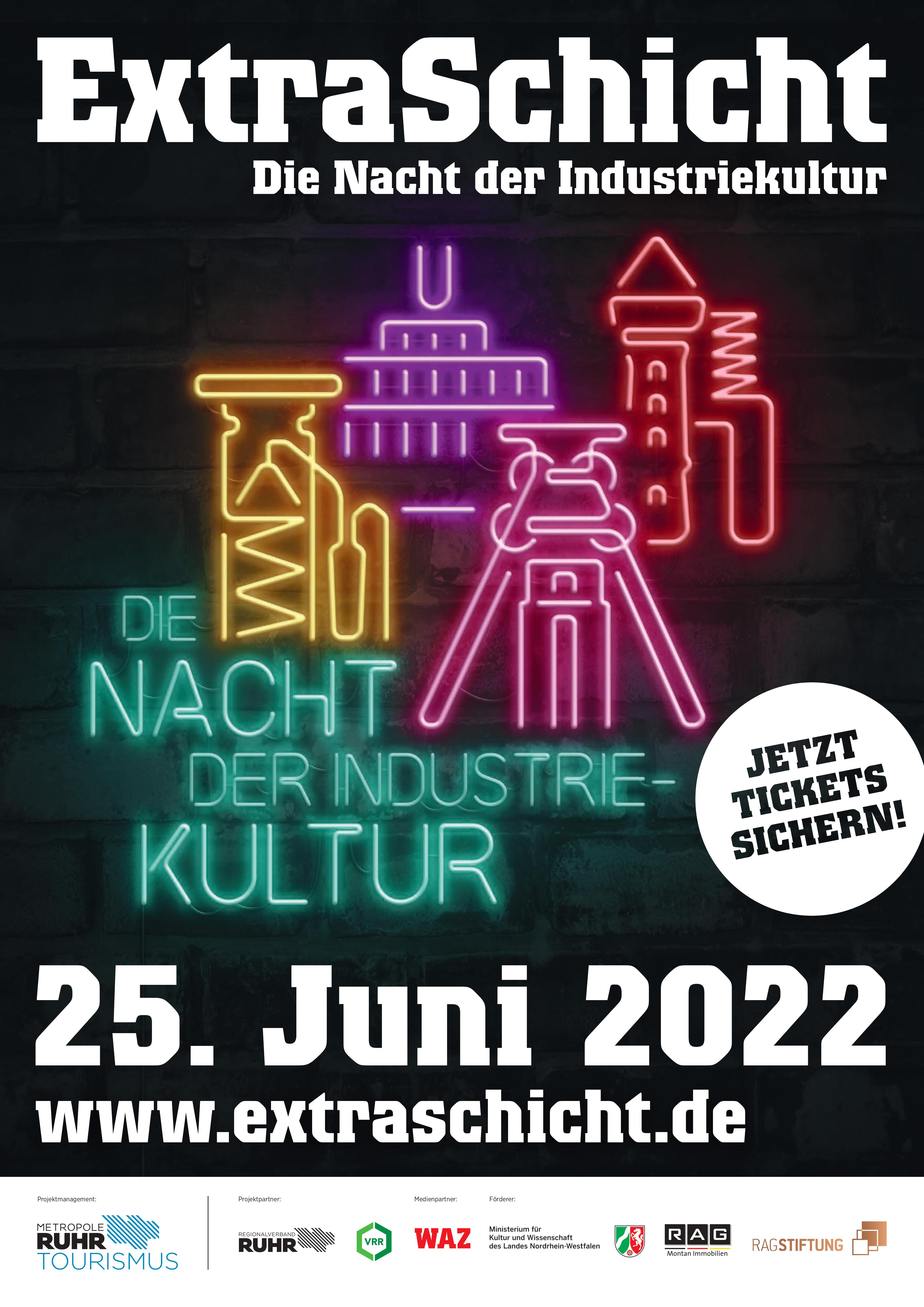Keyvisual Extraschicht 2022.