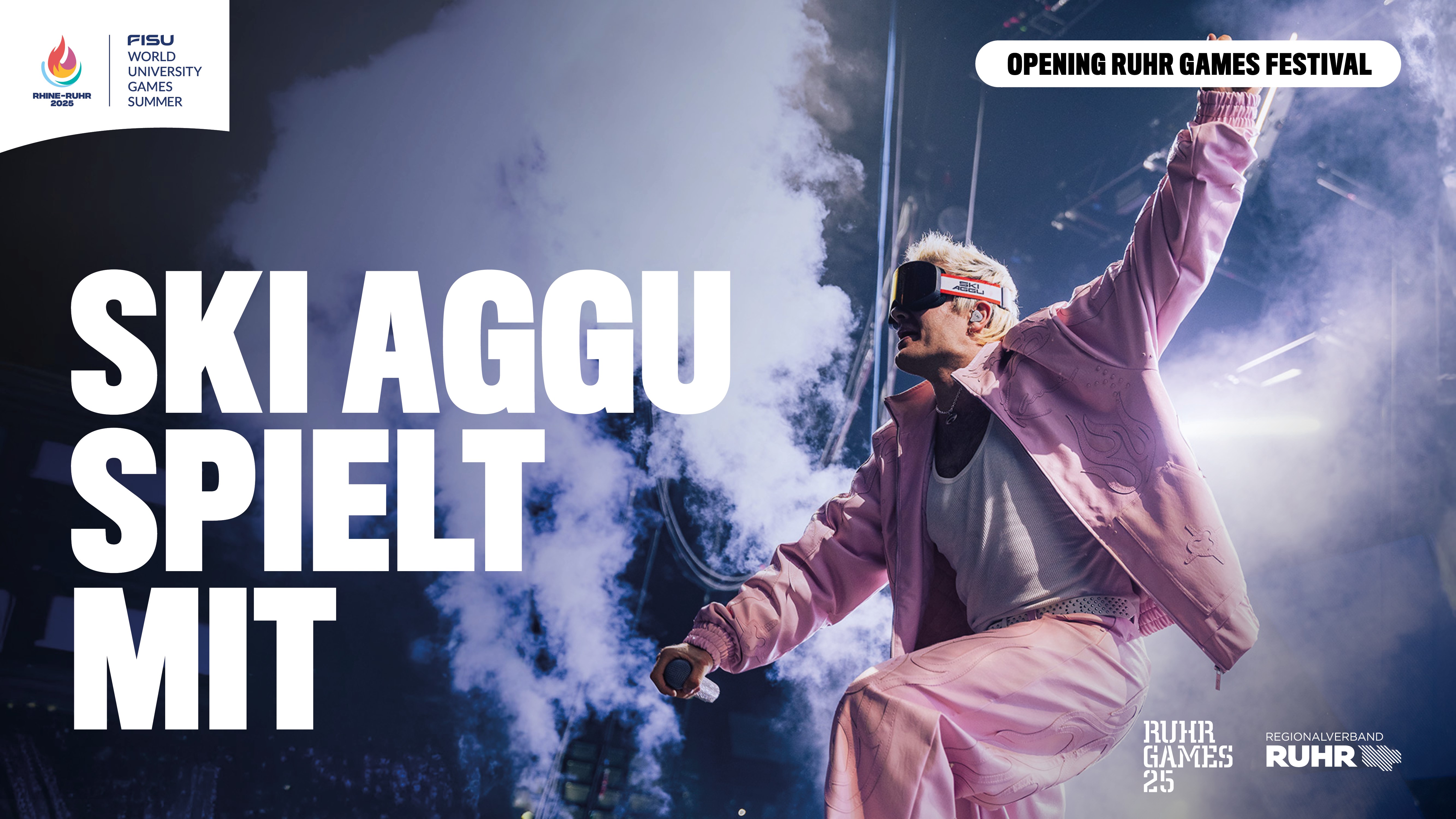 Rapper Ski Aggu ist Headliner der Festival-Ausgabe der Ruhr Games '25. 