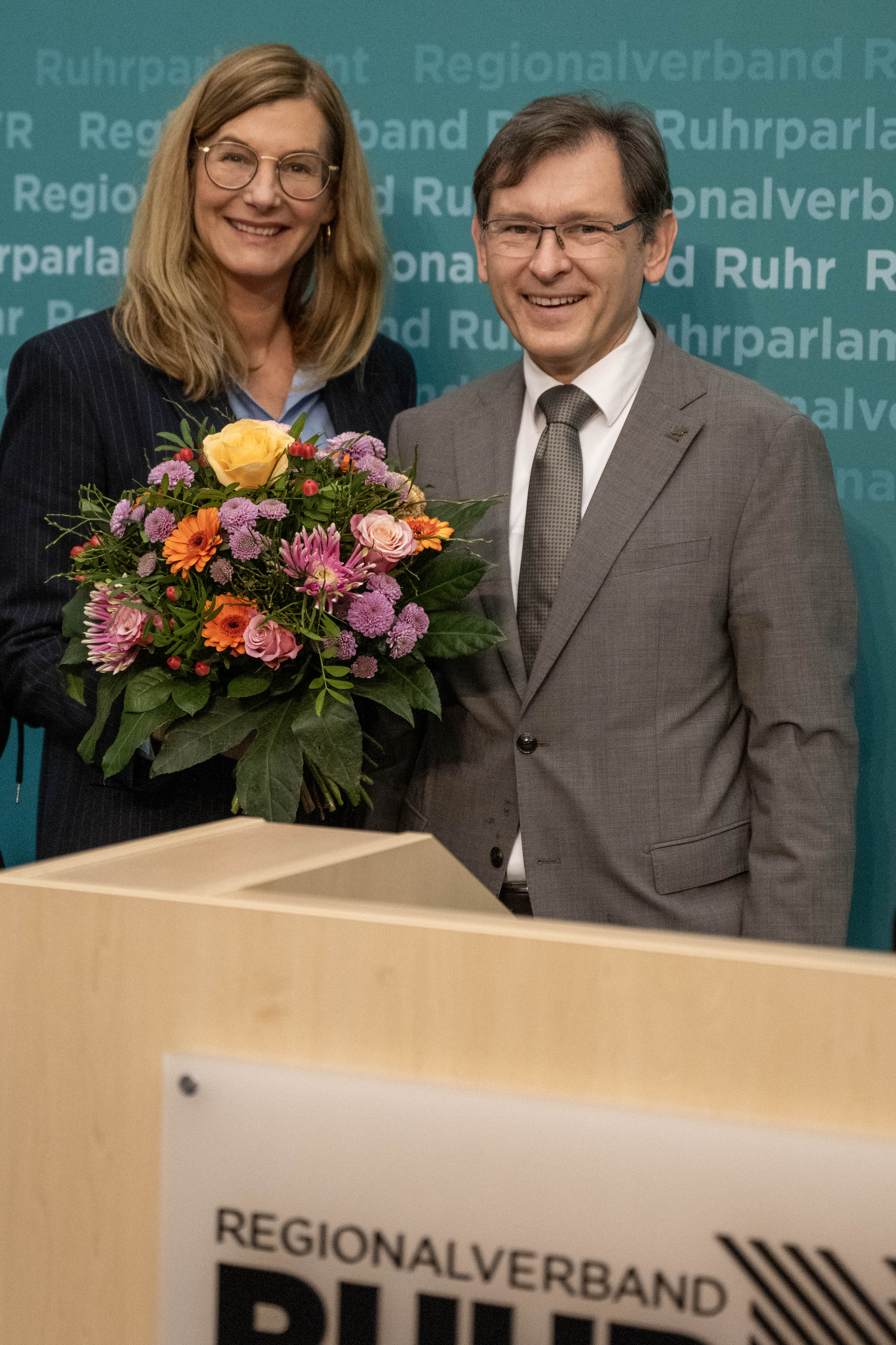 Dr. Frank Dudda und Nina Frense