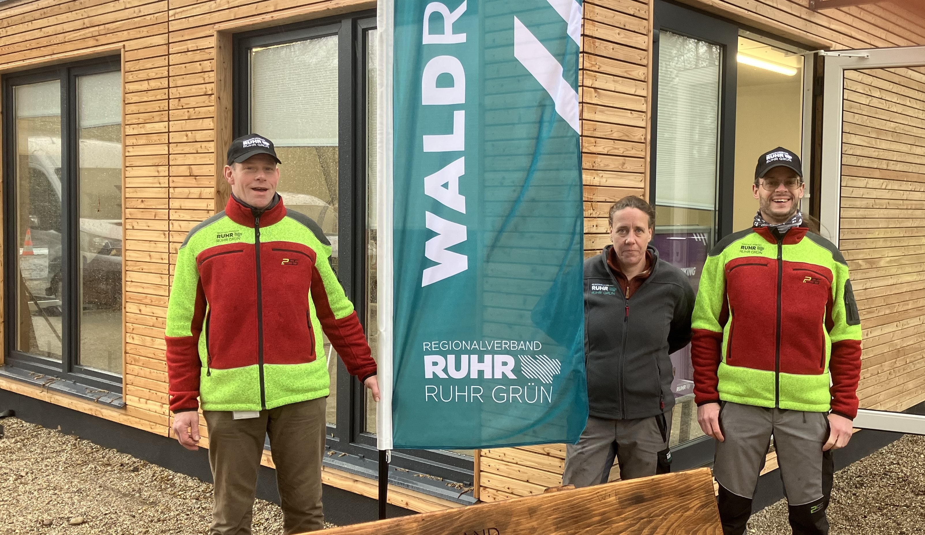 Markus Hagemann, Ina Bernds und Nico Edmann (v.l.) haben ihre Tätigkeit bei RVR Ruhr Grün aufgenommen.