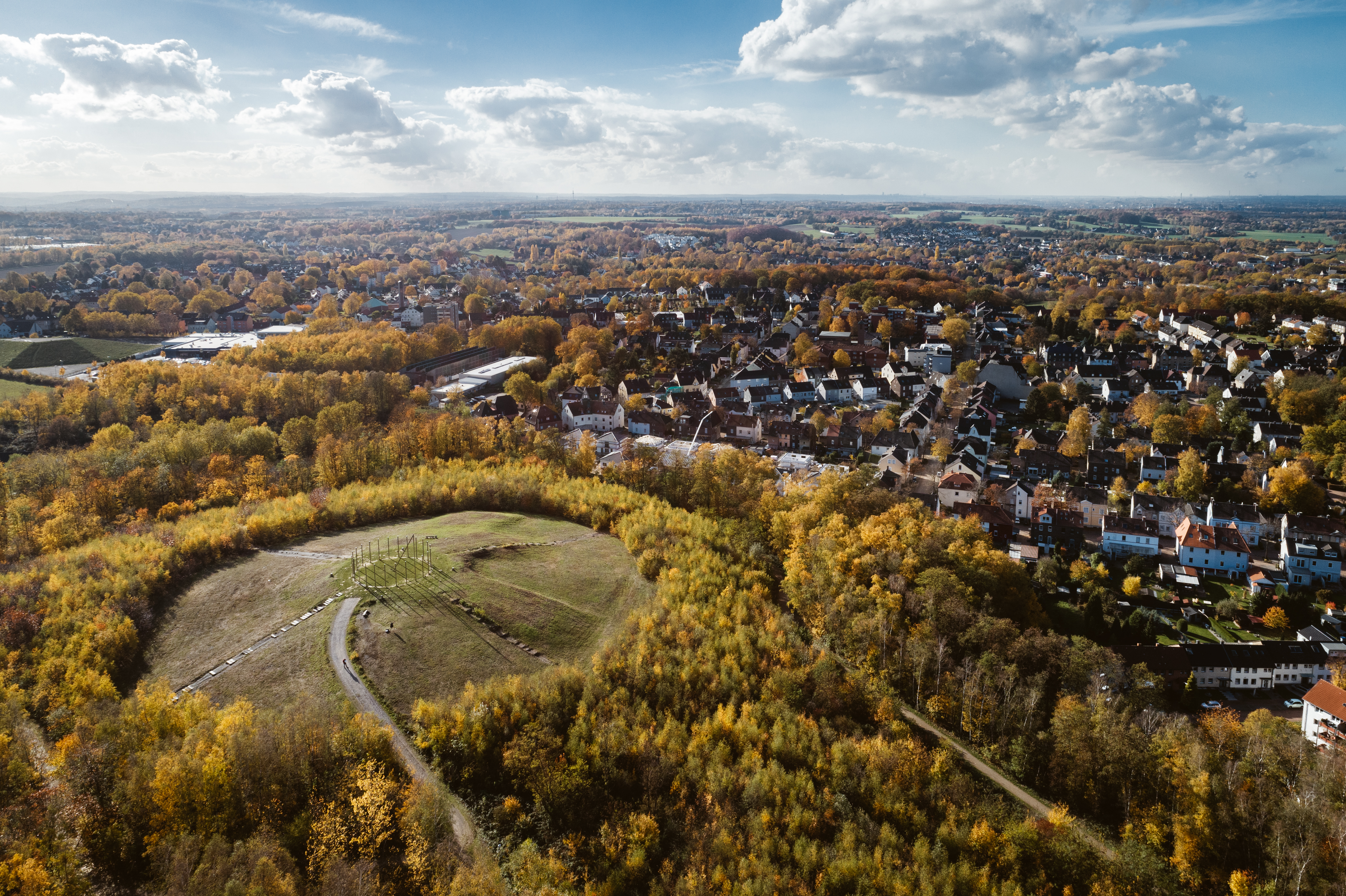 Sonnenuhr auf der Halde Schwerin.