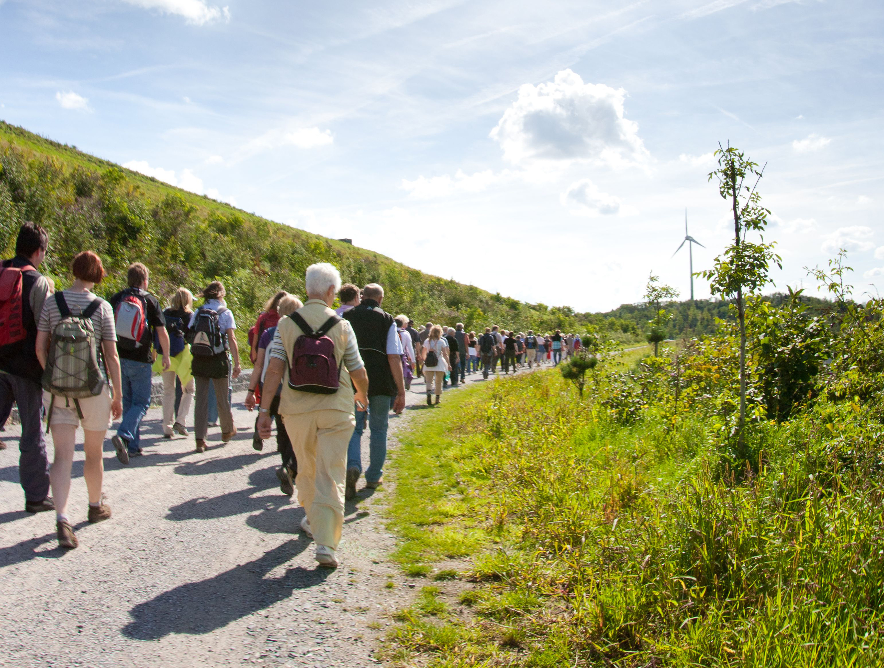 Wanderung auf die Halde Hoheward.