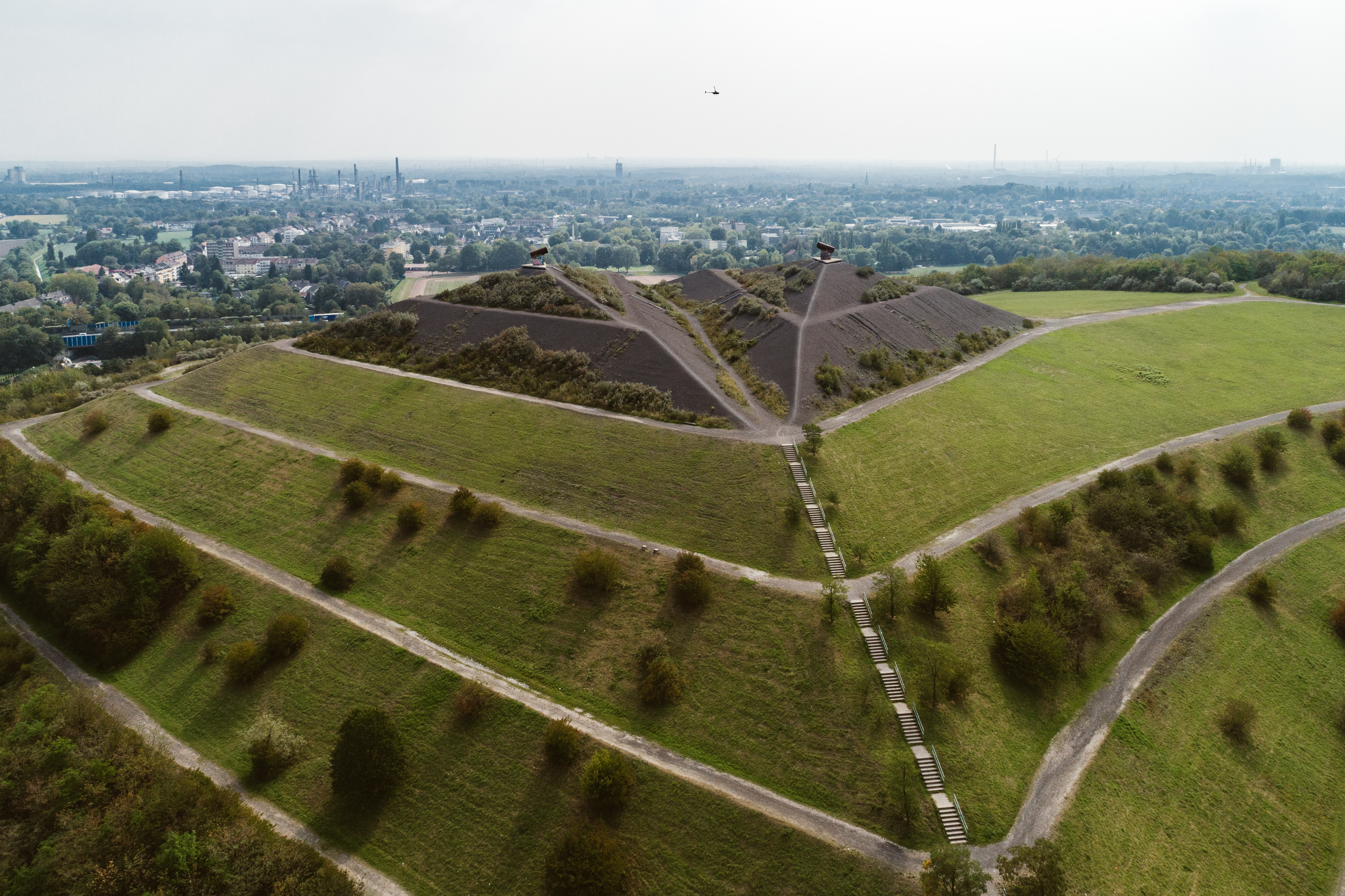 Die Halde Rungenberg in Gelsenkirchen. 